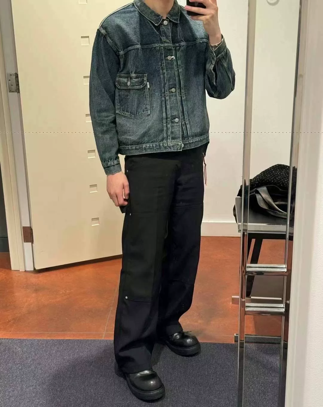 KAPTAINSUNSHINE x NewManual Denim Jacket — back