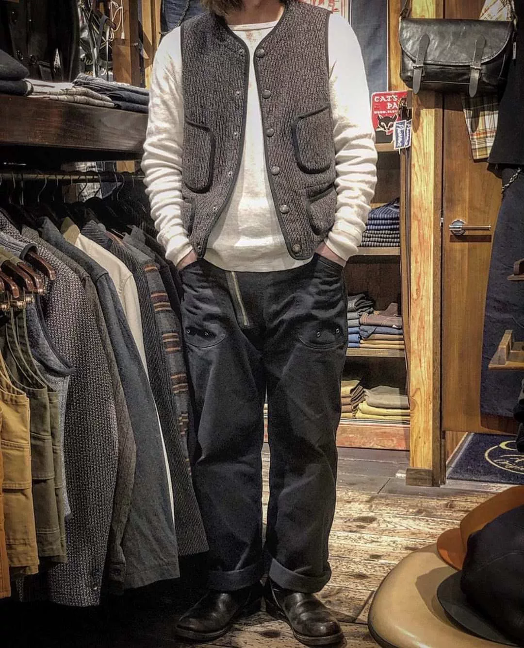 JELADO John Gluckow Sailors Working Trousers — front