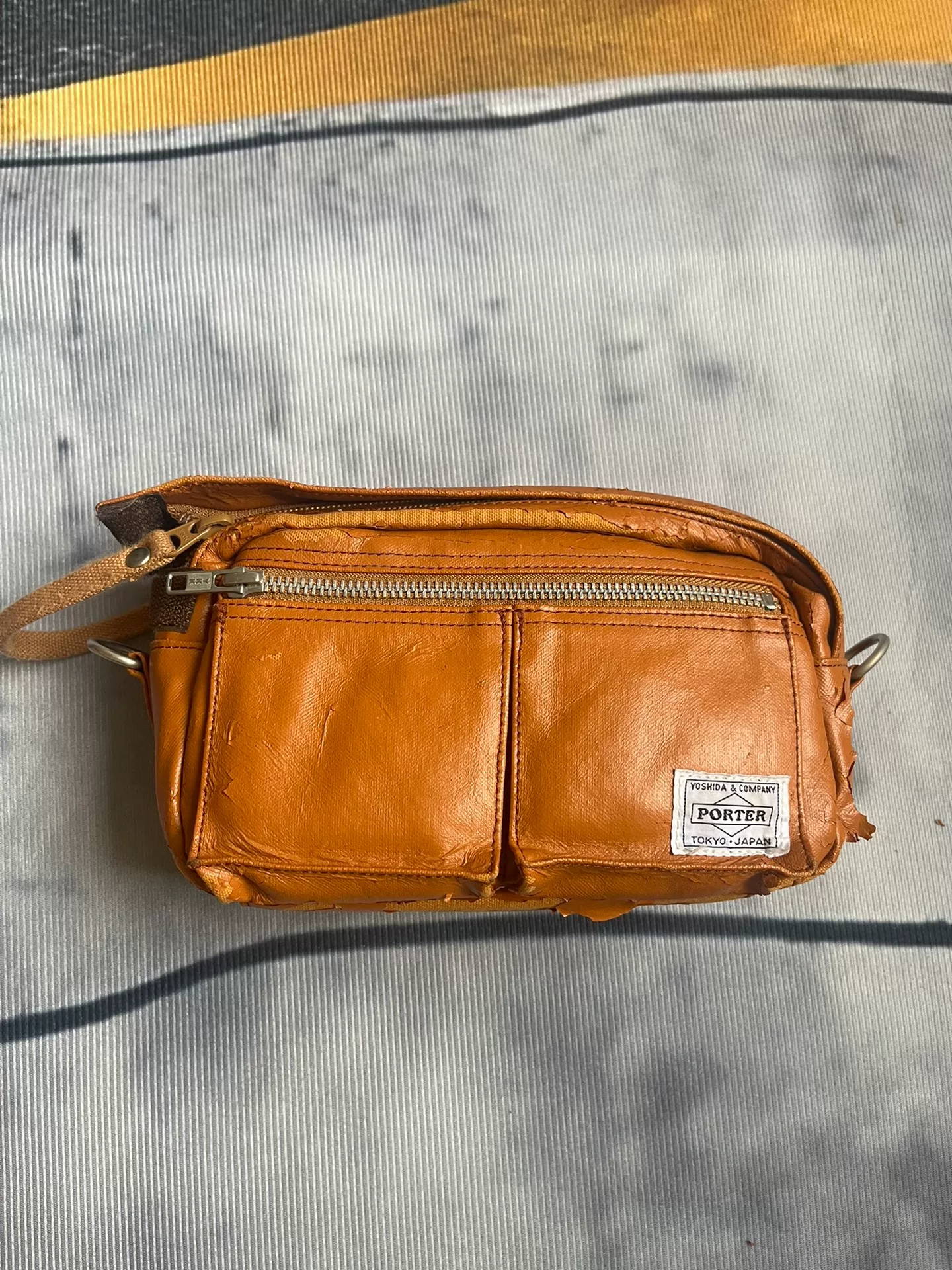 Porter Tokyo Brown Camera Shoulder Bag