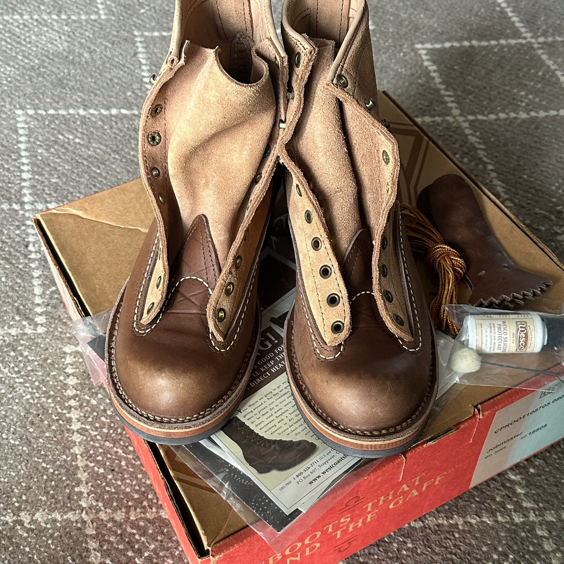 Wesco x Westernriver 8E Jobmaster Boots — detail