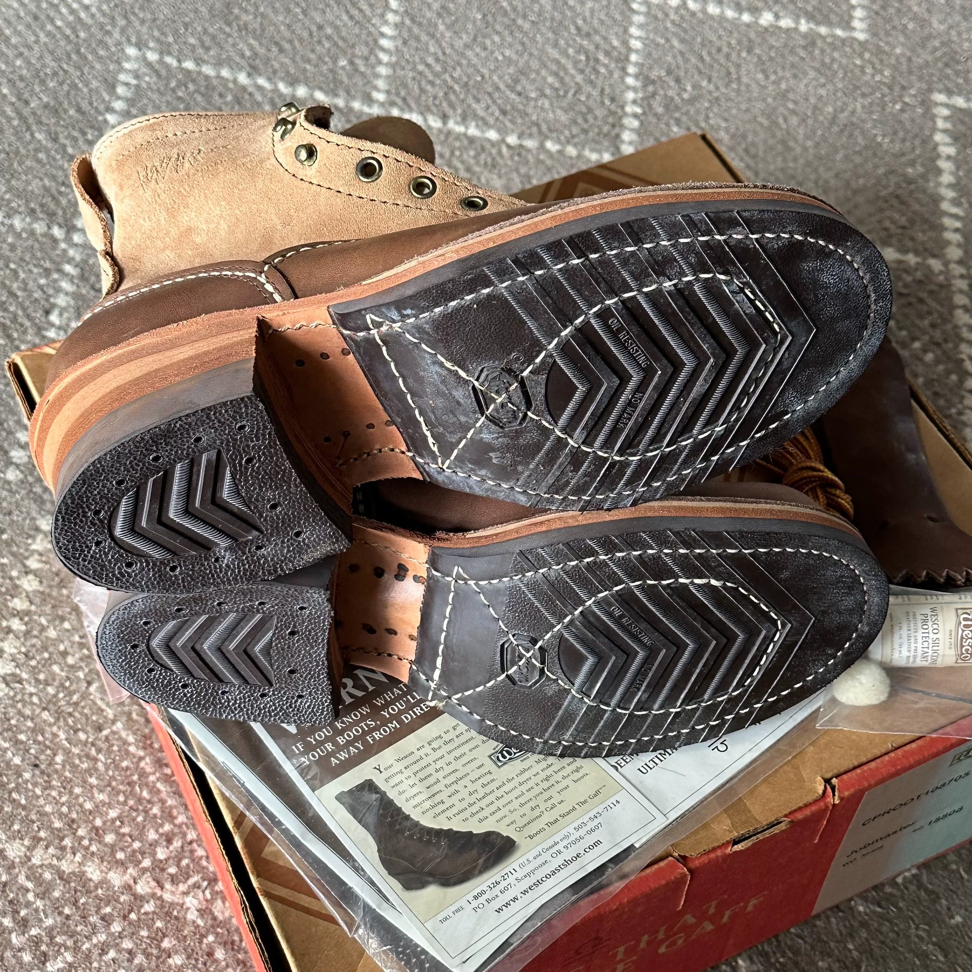 Wesco x Westernriver 8E Jobmaster Boots — back