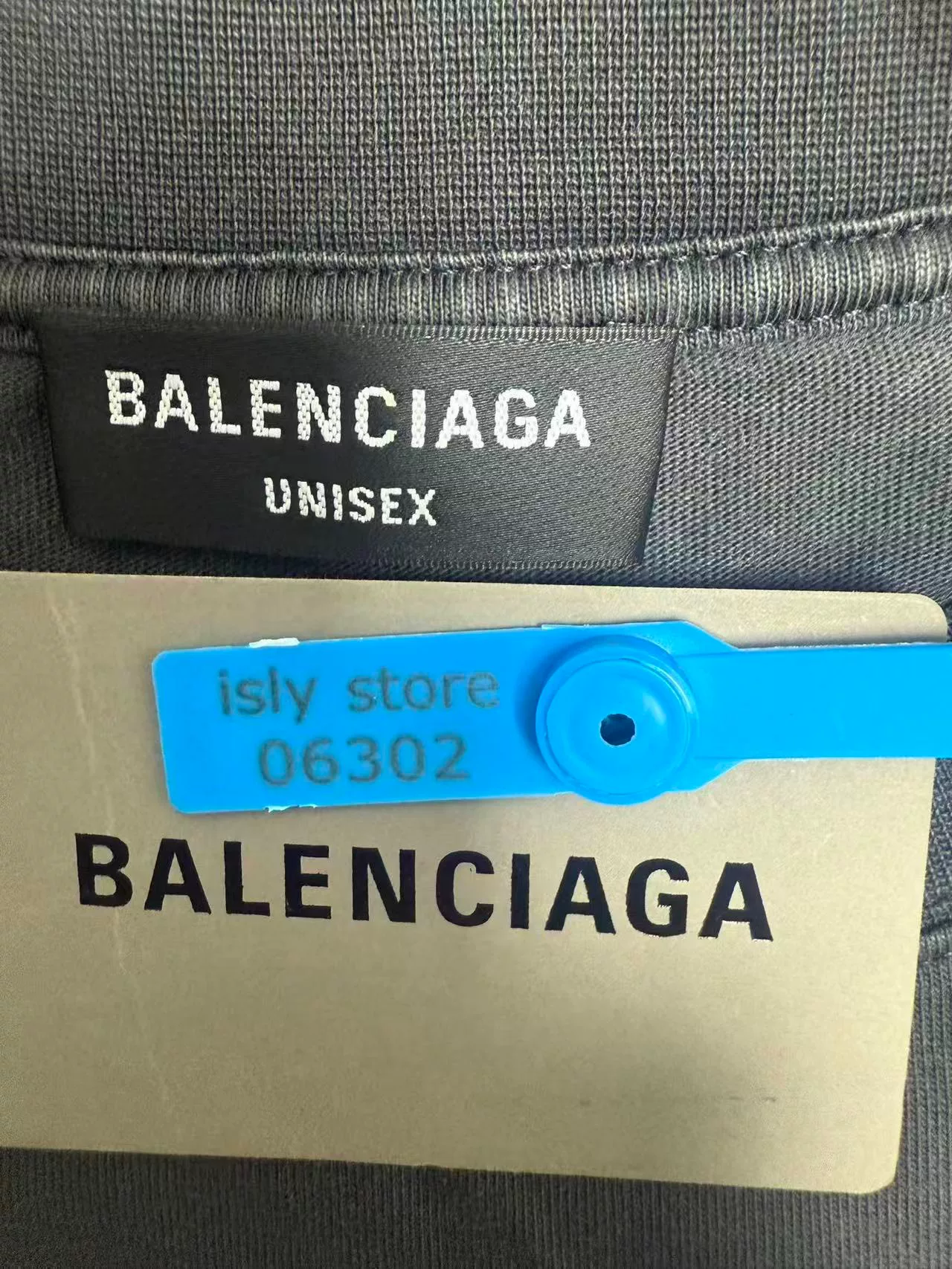 Balenciaga BB Logo Crewneck Short-Sleeve T-Shirt — back