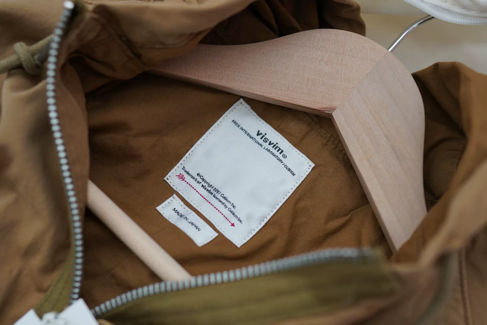 VISVIM Dorset Fishtail Half-Zip Parka — front