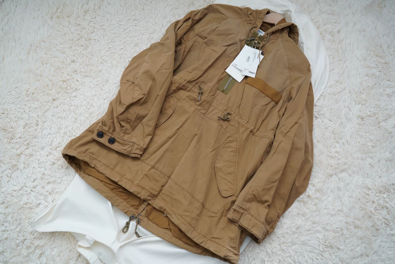 VISVIM Dorset Fishtail Half-Zip Parka