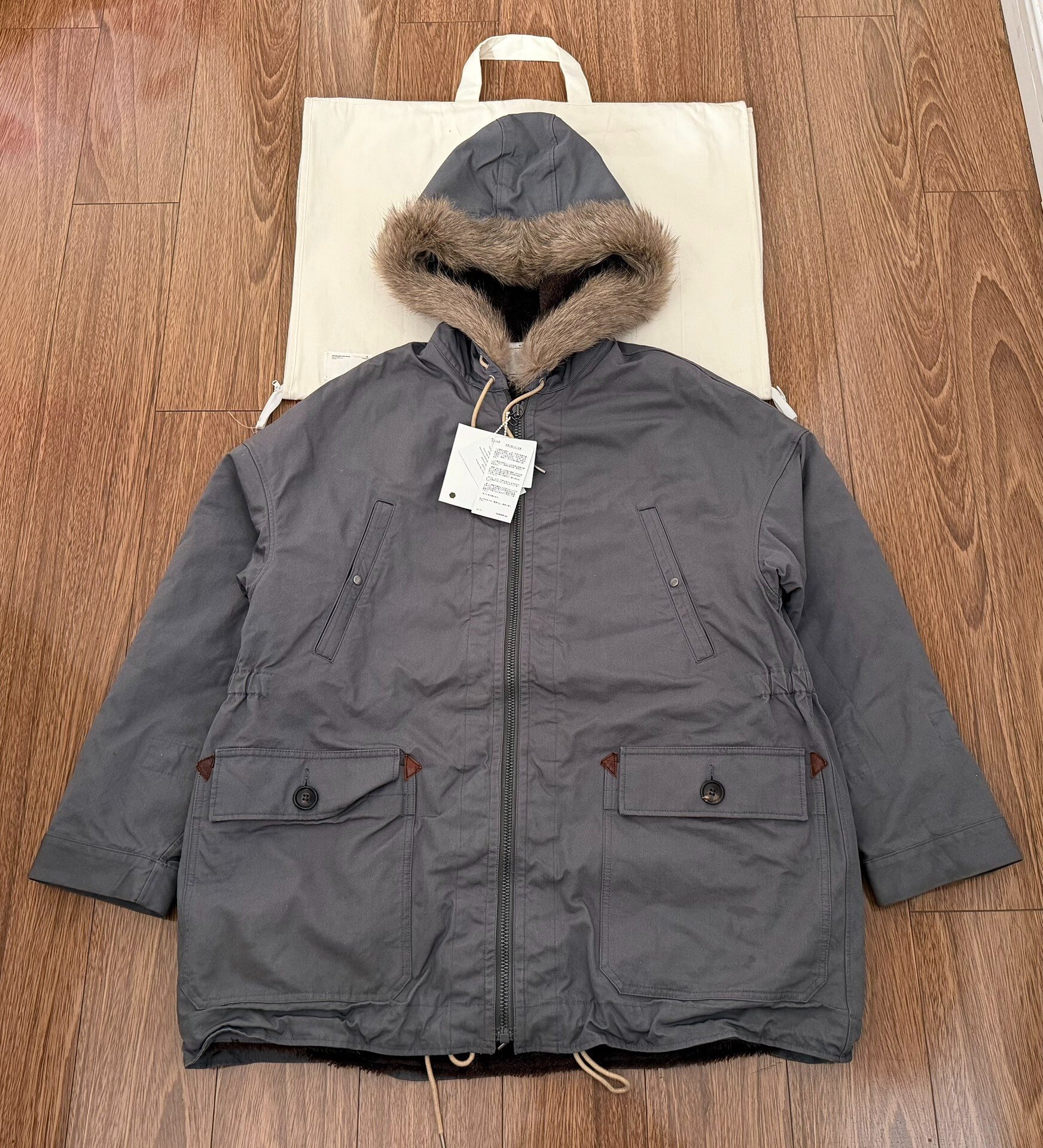 VISVIM Cold Bay Parka Wool Alpaca