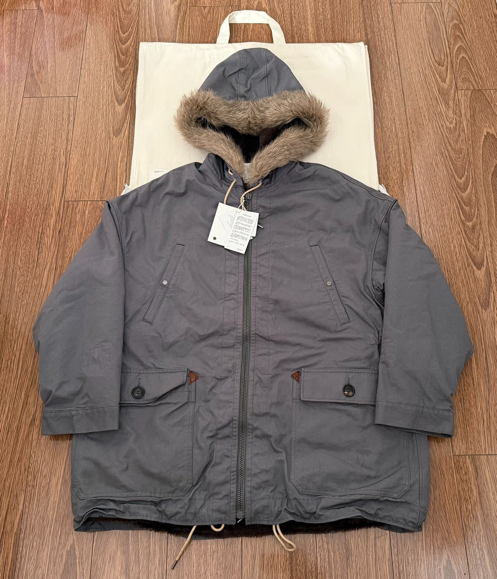 VISVIM Cold Bay Parka Wool Alpaca — back