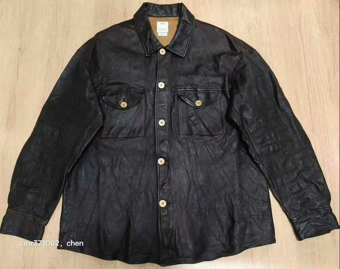 VISVIM 24AW Civilian Leather Shacket