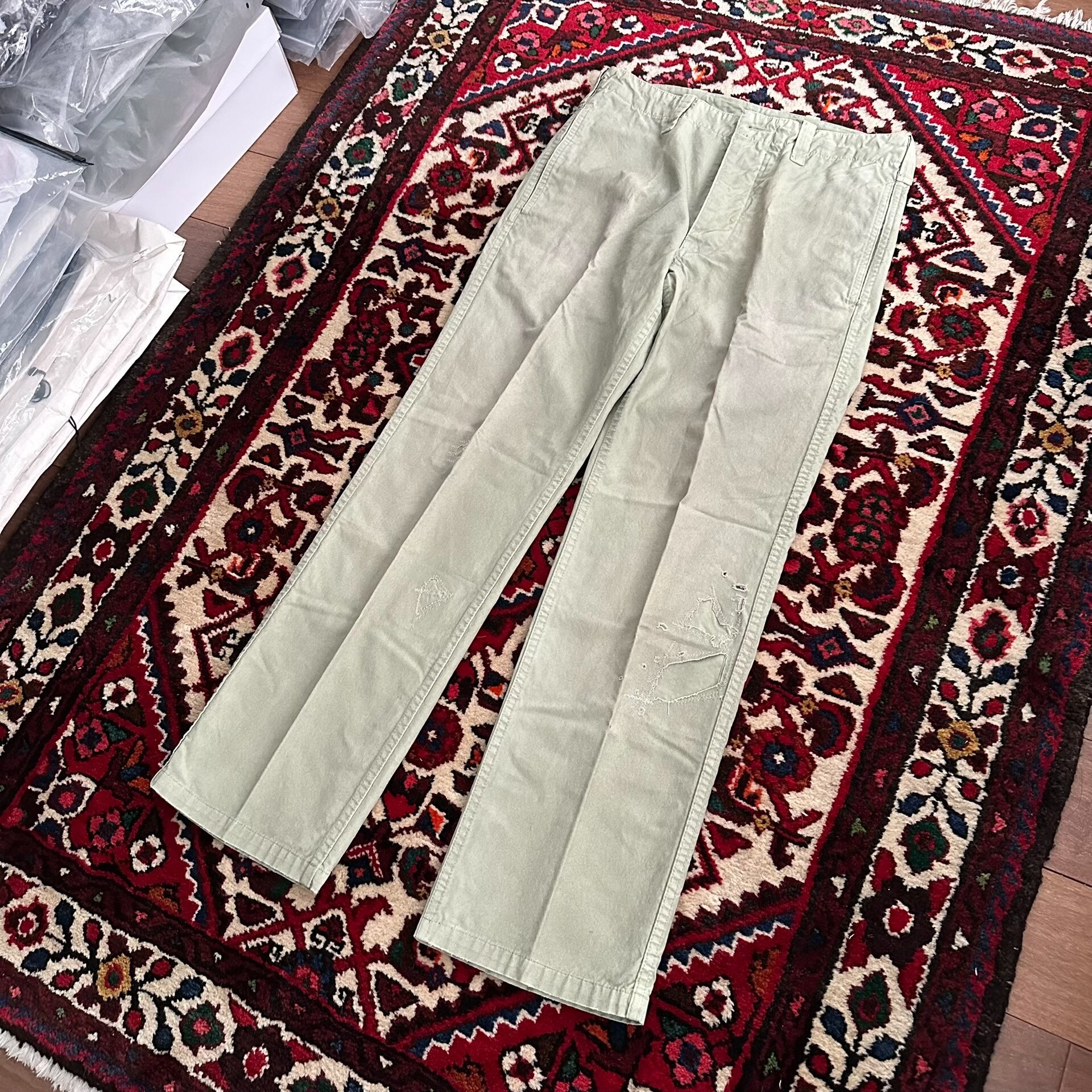 visvim 21AW GIFFORD PANTS DMGD — detail