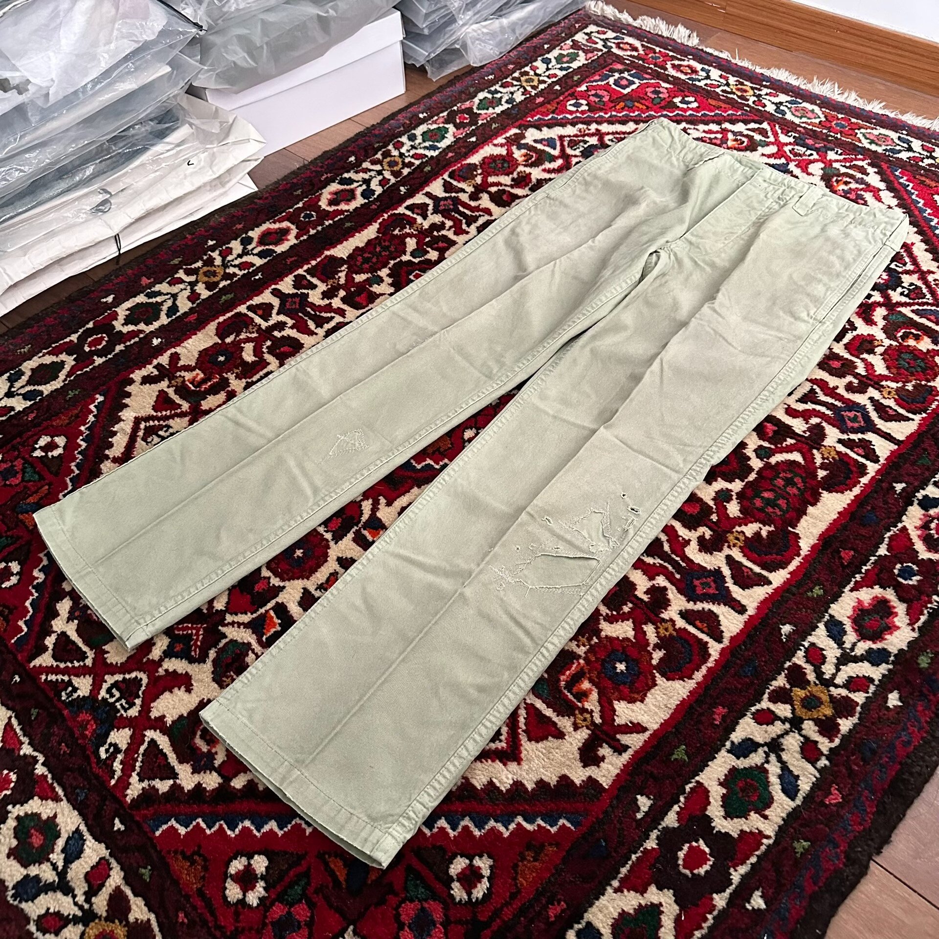 visvim 21AW GIFFORD PANTS DMGD — back