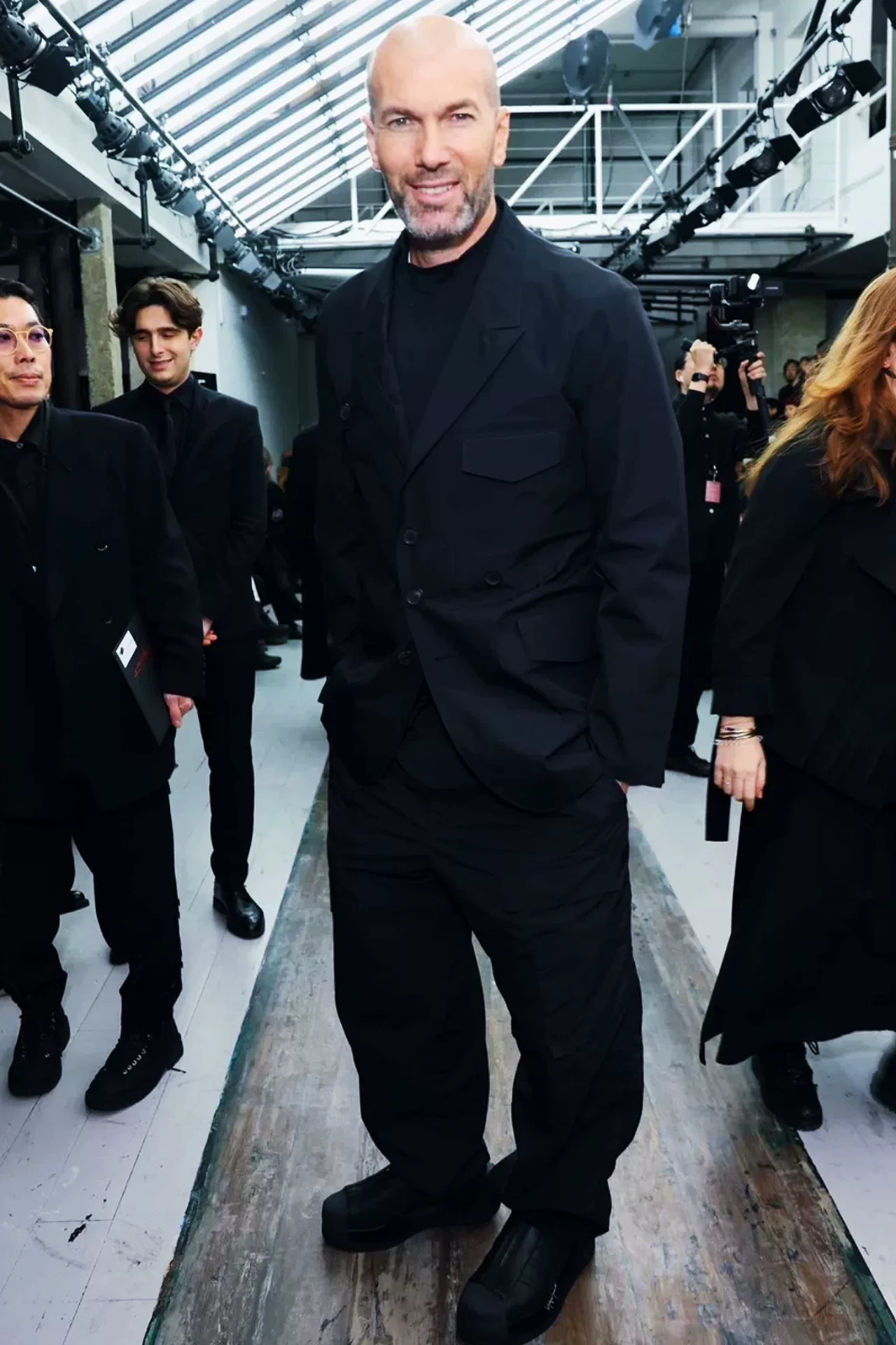 Yohji Yamamoto 23SS Leather Linen Suit