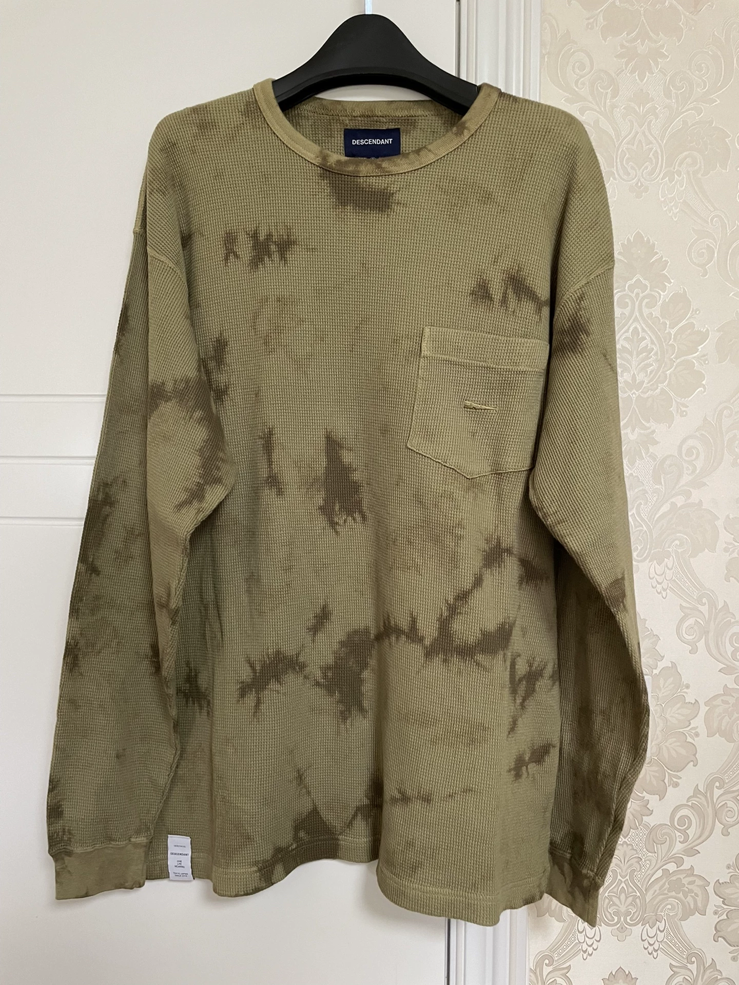 Descendant Smoke Tie Dye Waffle LS Tee