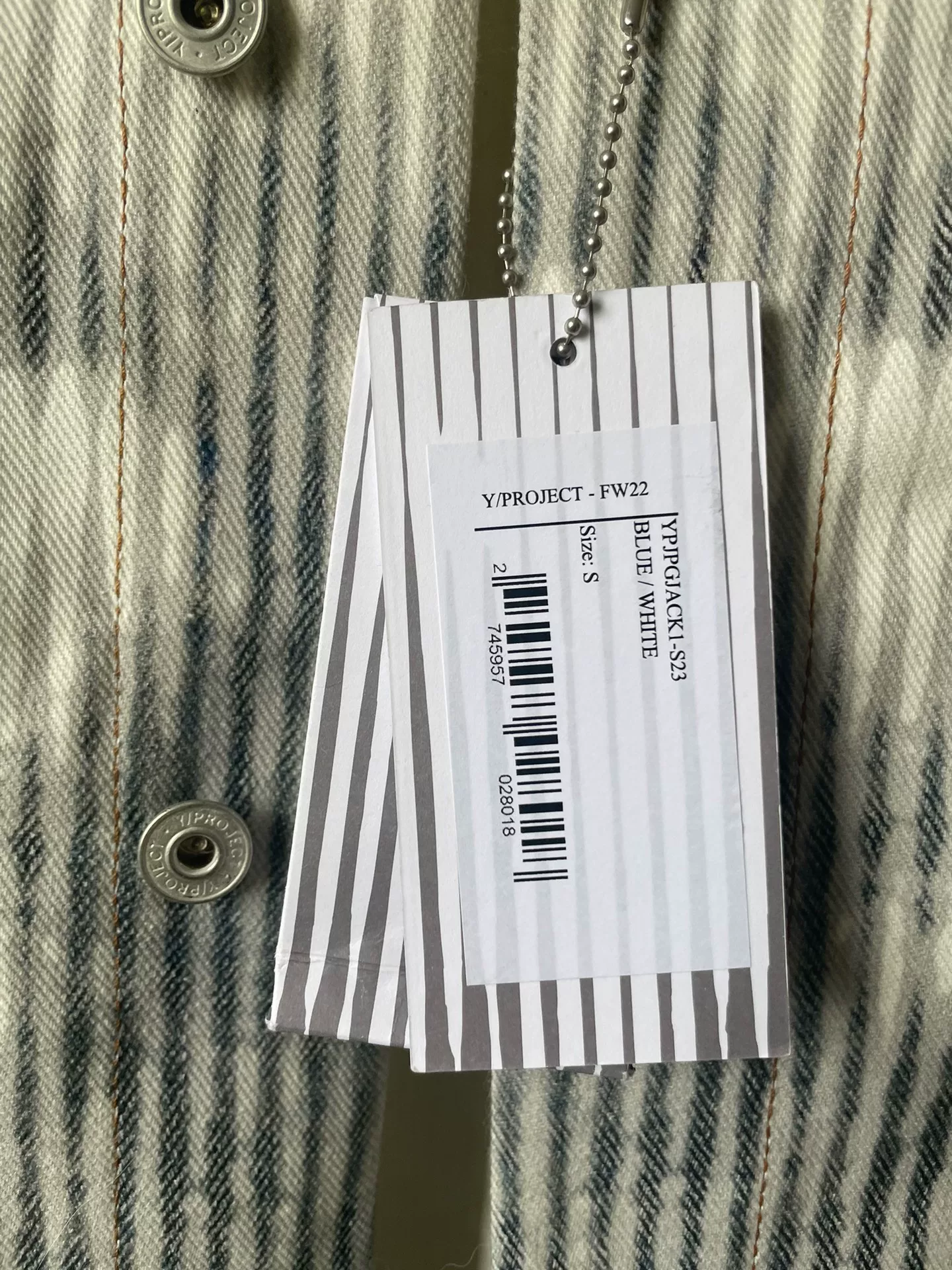 Y/Project x JPG Denim Jacket — back