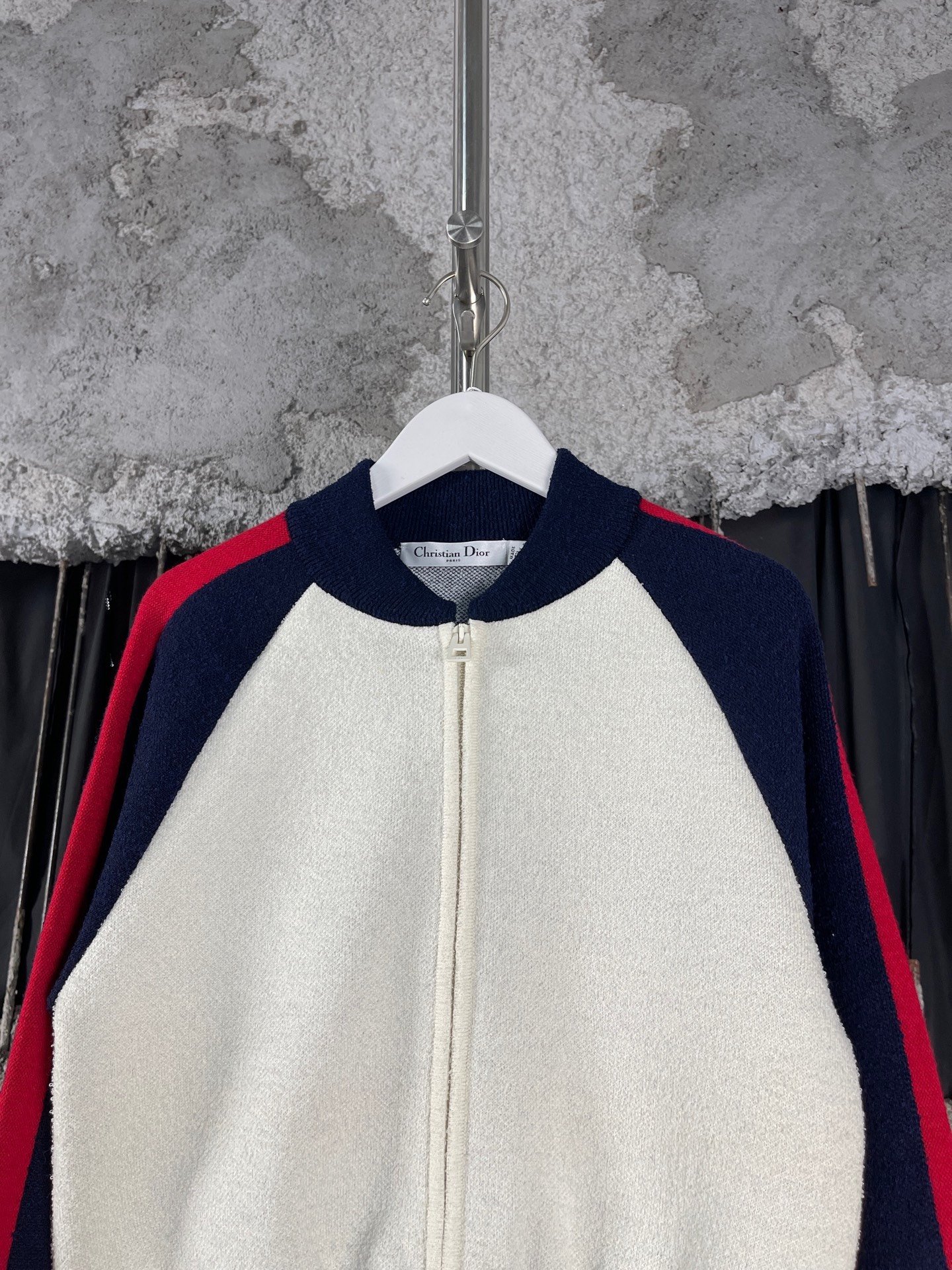Dior Valentine's Day Zip Jacket — detail