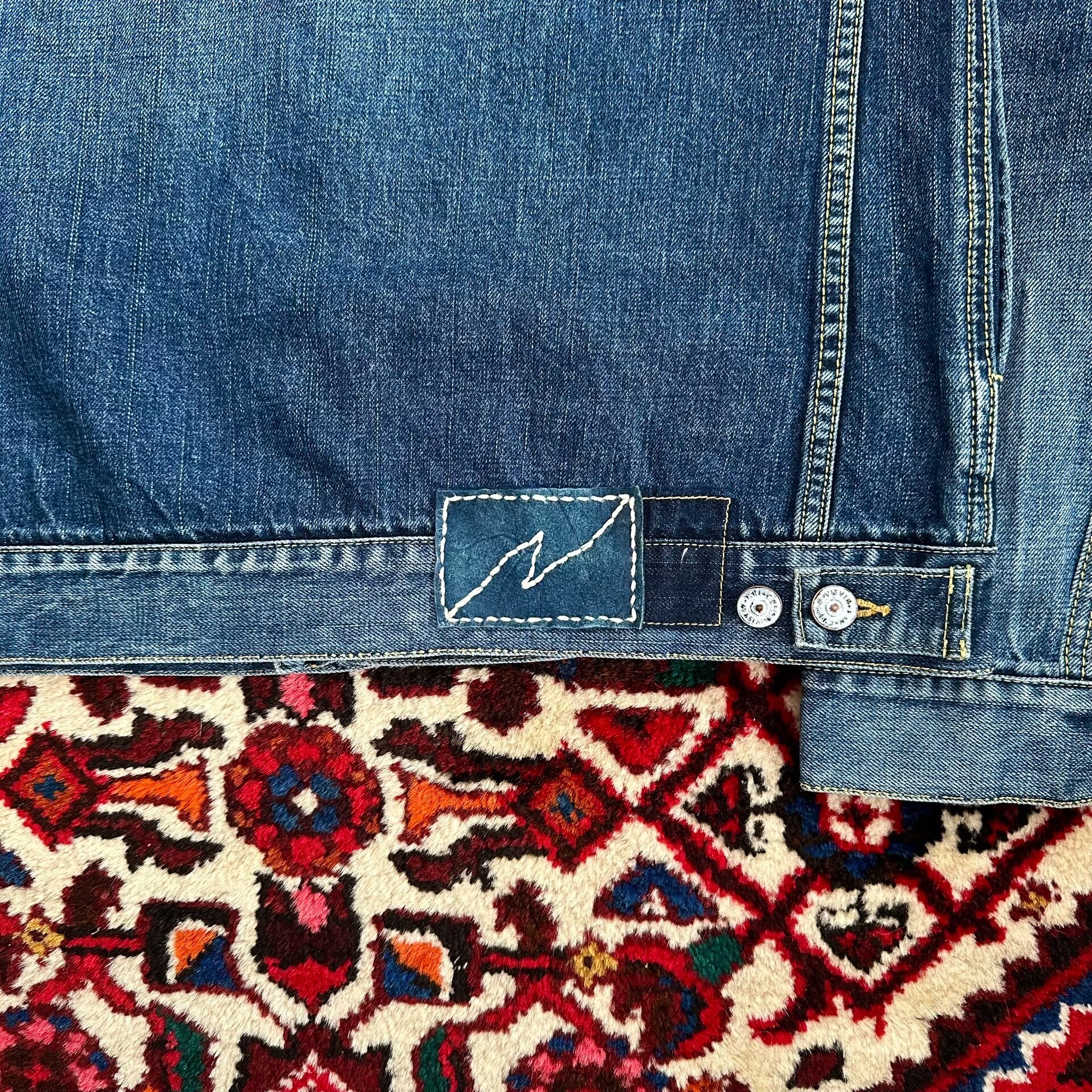visvim 19aw 101 Dry1000 Denim Jacket — back