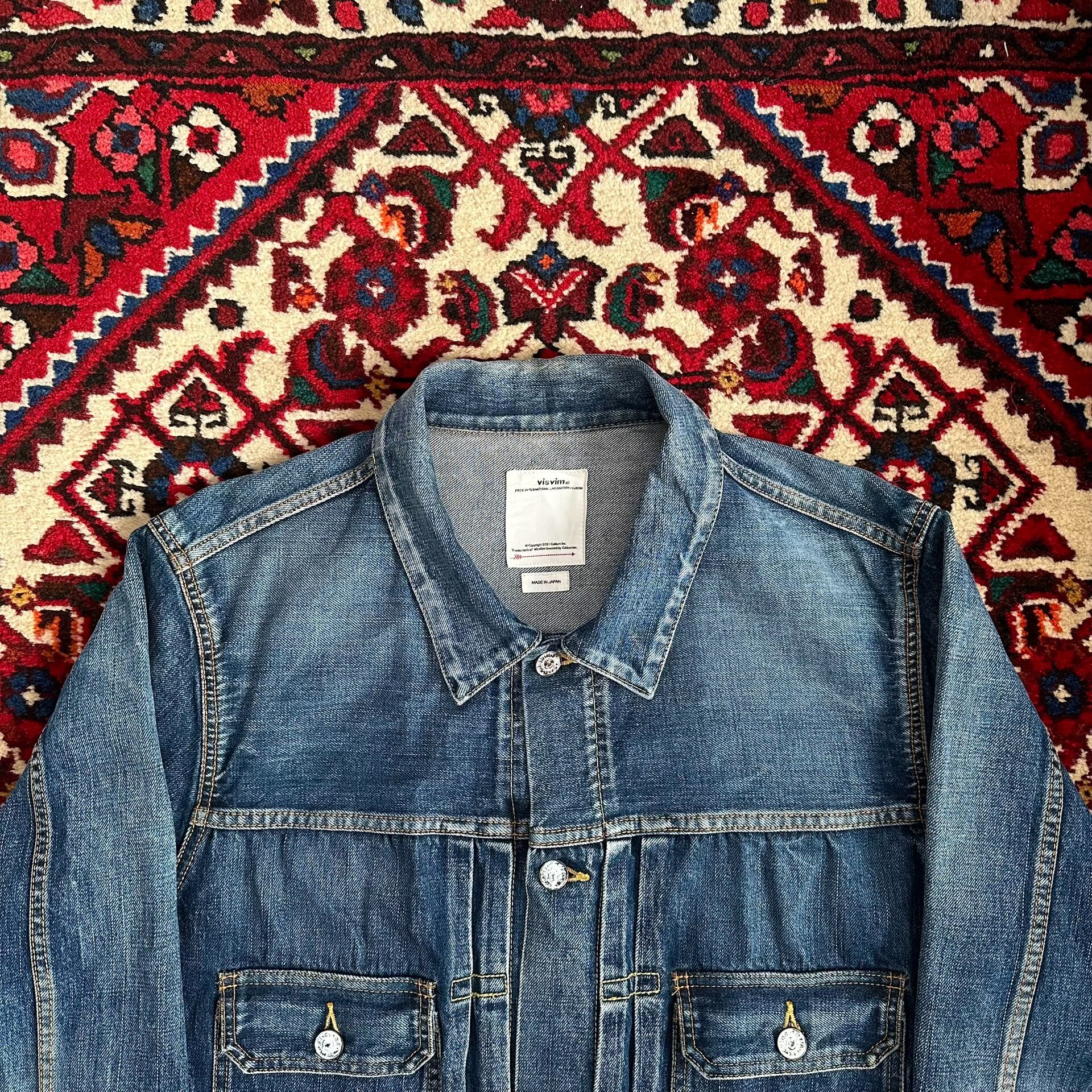 visvim 19aw 101 Dry1000 Denim Jacket — detail