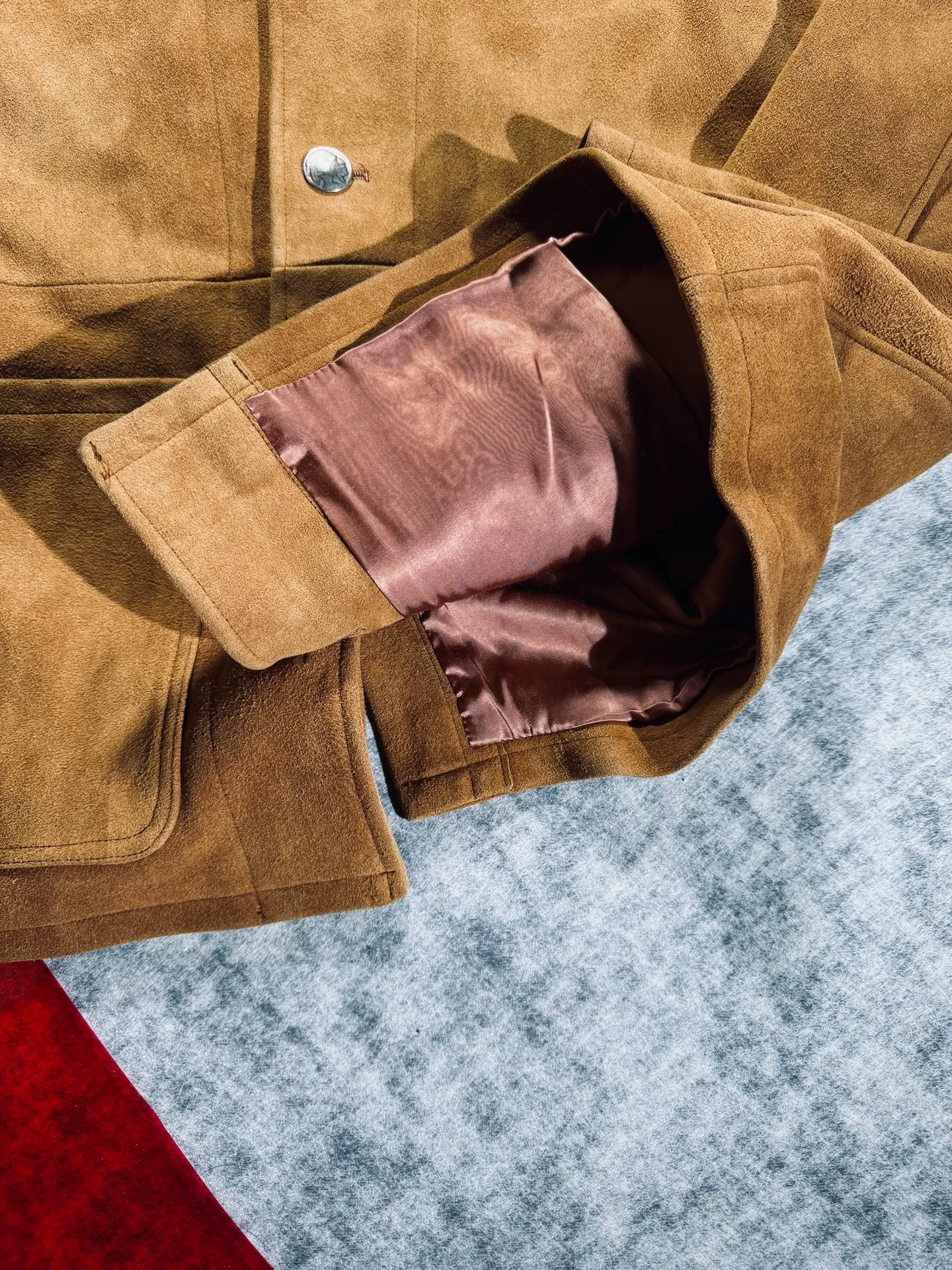 visvim sower JKT IT deerskin leather jacket — label