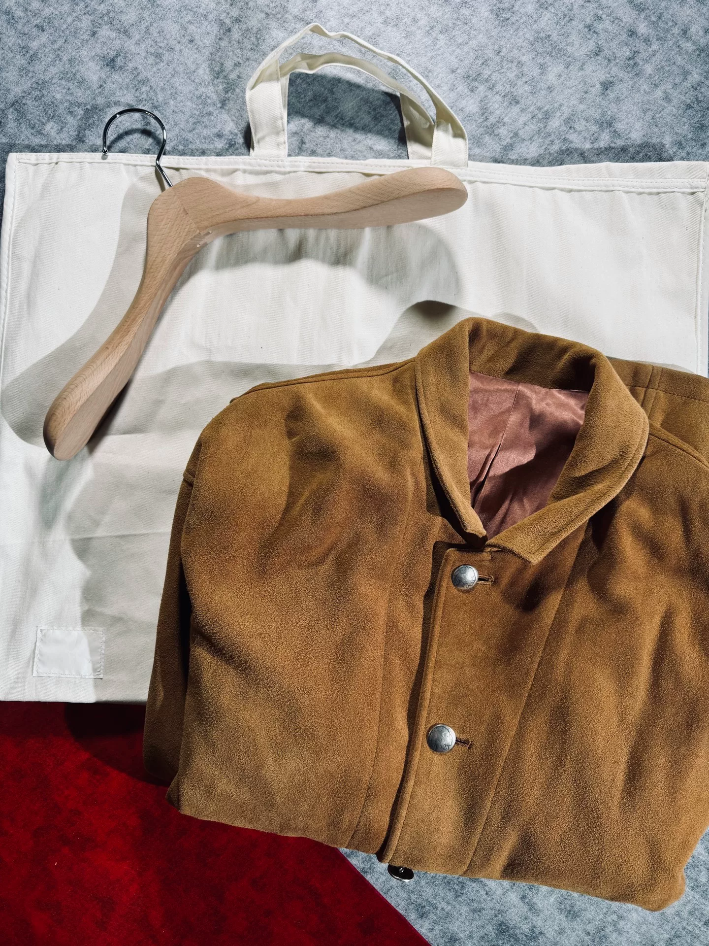 visvim sower JKT IT deerskin leather jacket — back