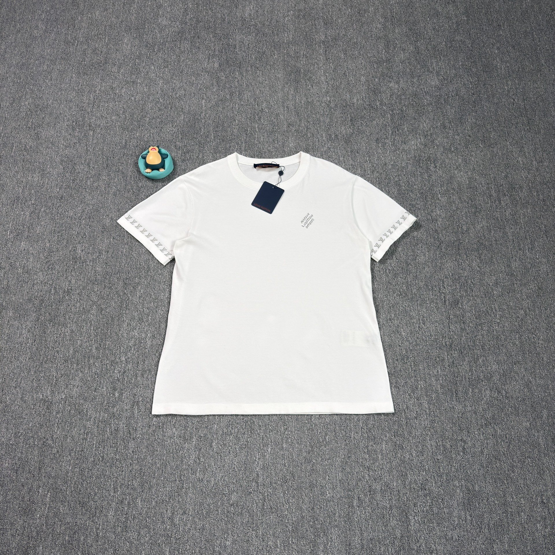 Louis Vuitton Monogram Cuff White Tee