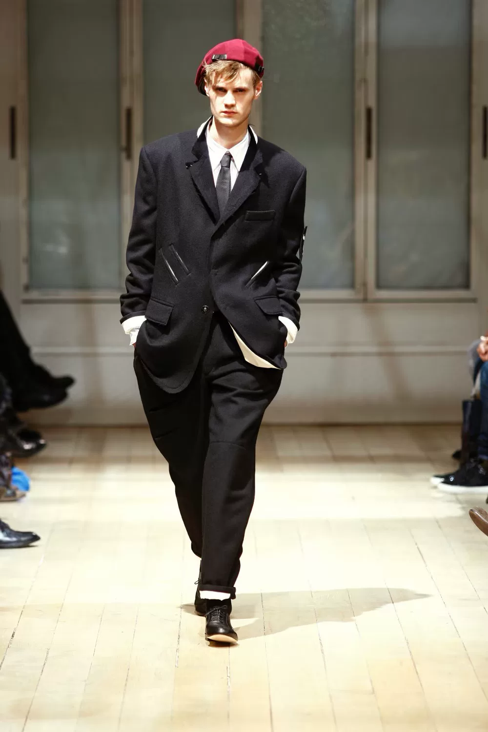 Yohji Yamamoto 09AW Scratch Runway Coat — front