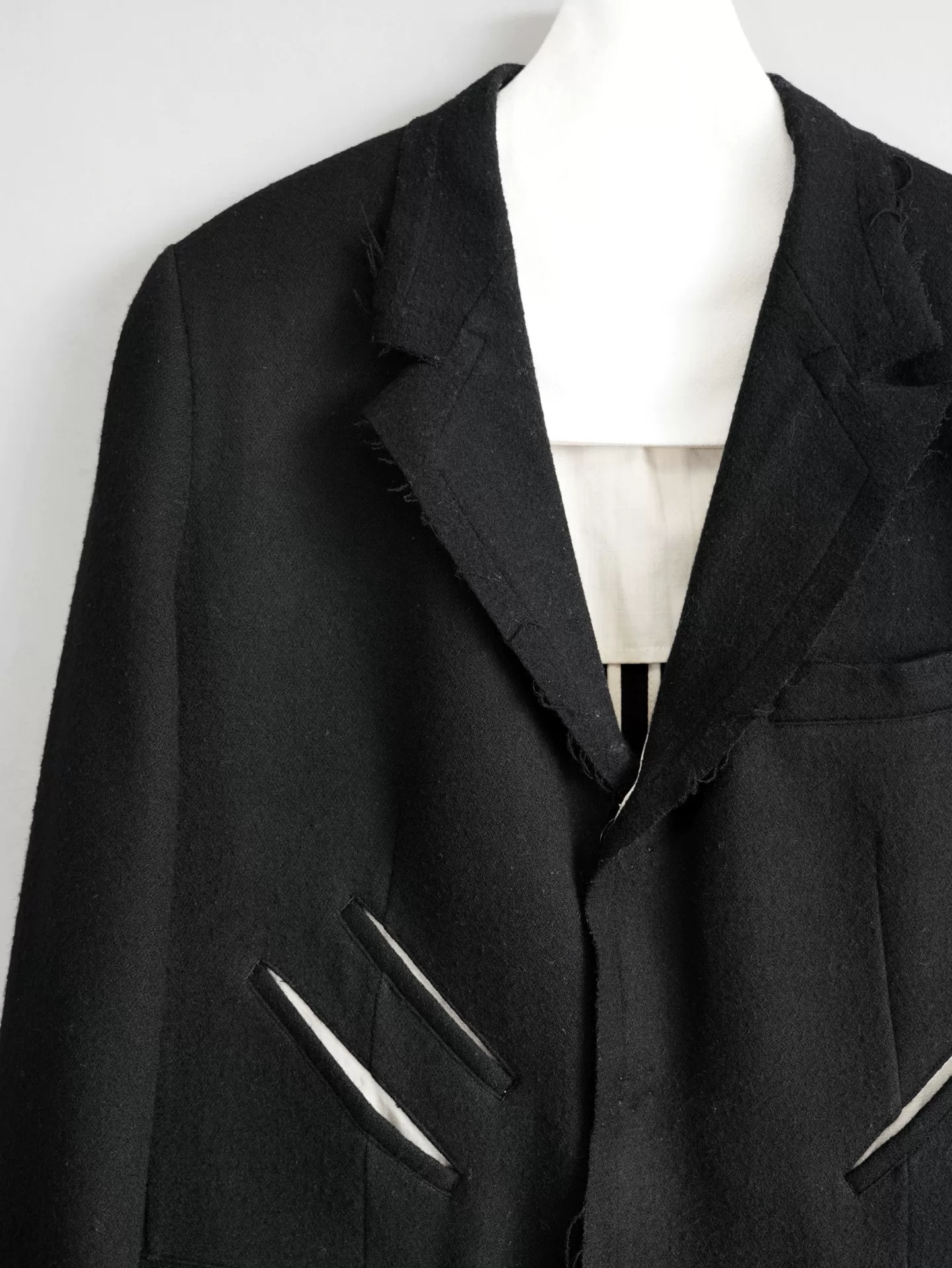 Yohji Yamamoto 09AW Scratch Runway Coat — back