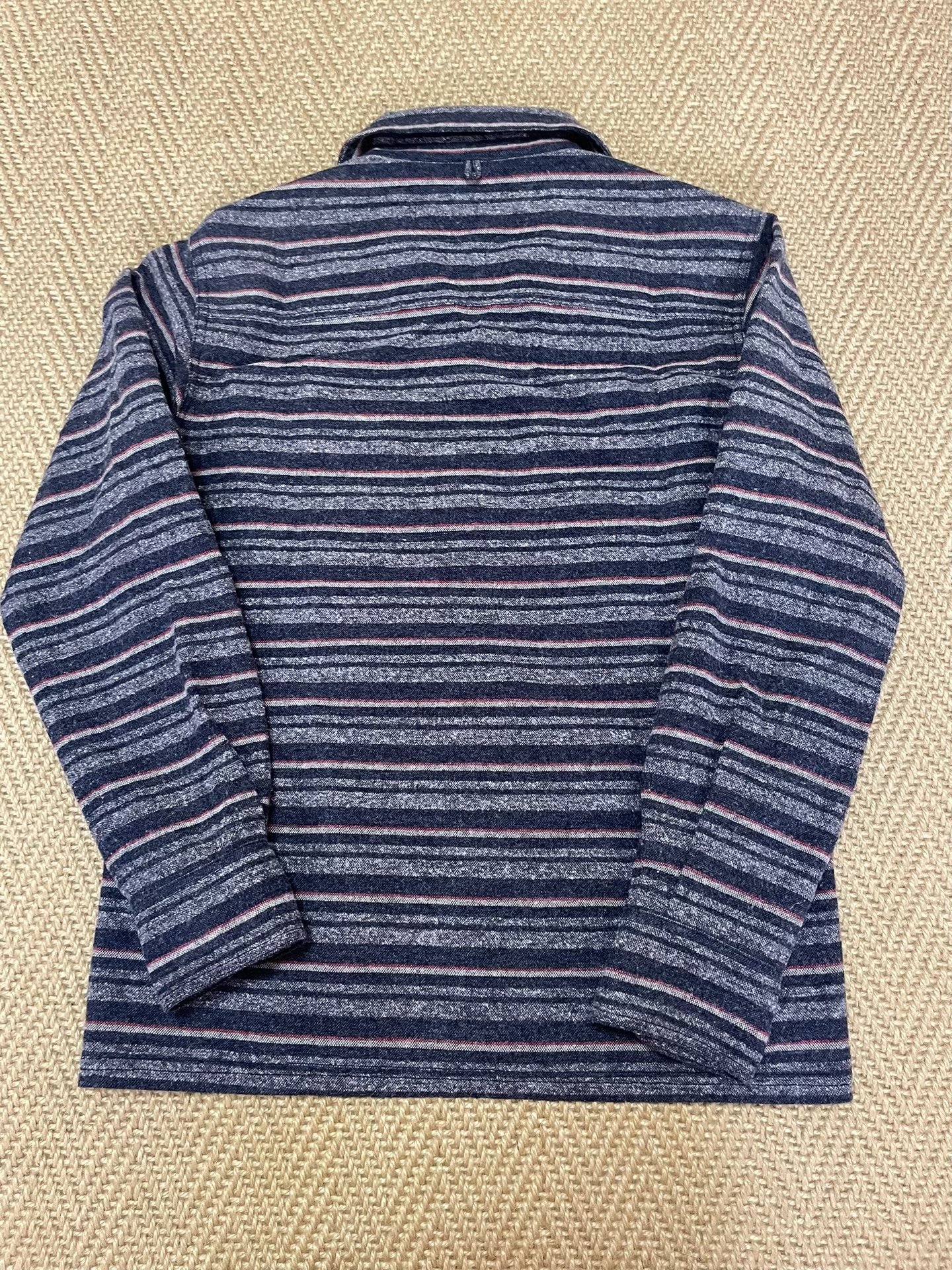 NEIGHBORHOOD MCKAY Striped Long Sleeve Shirt — front
