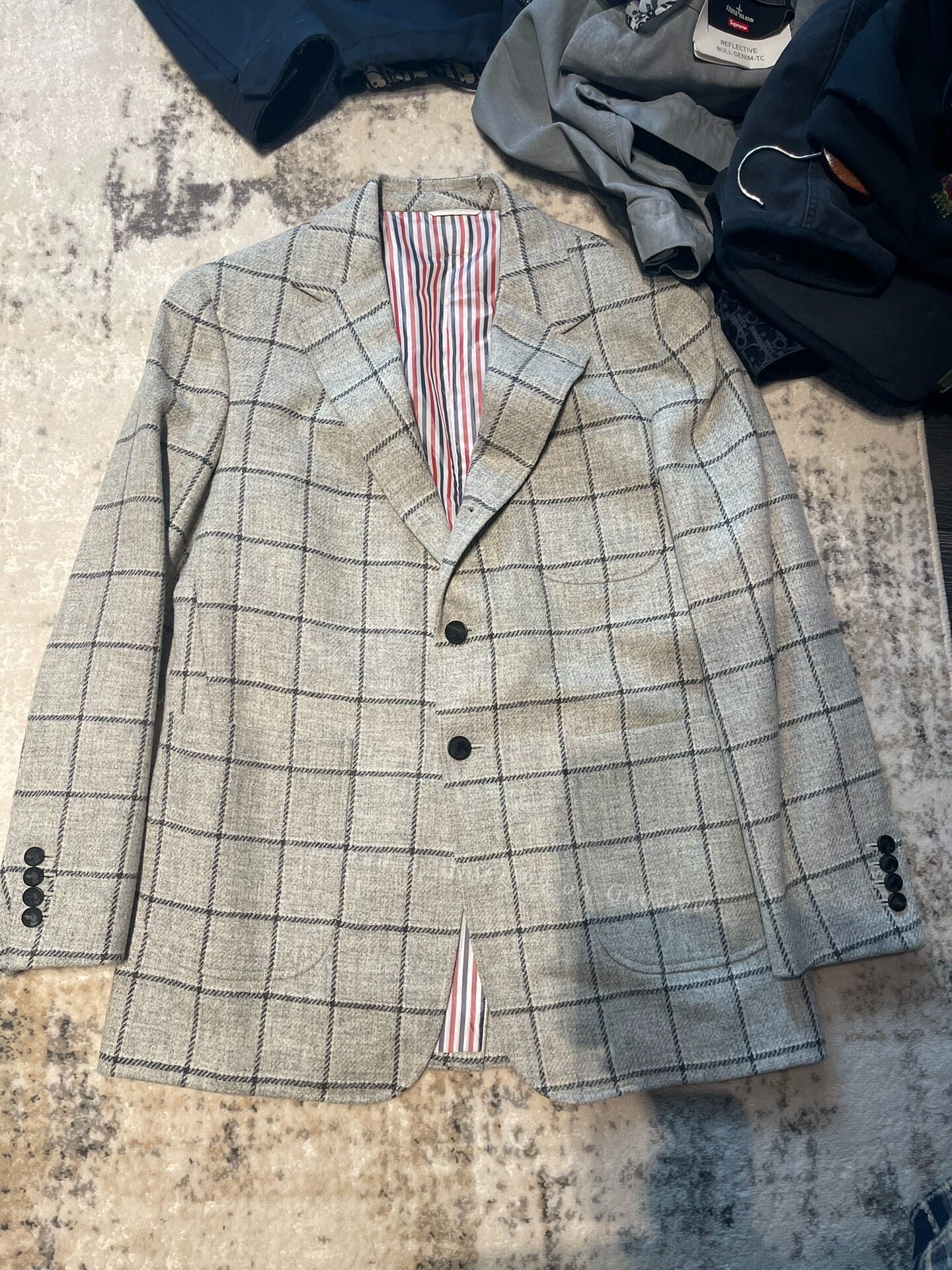 Thom Browne 16AW Check Blazer