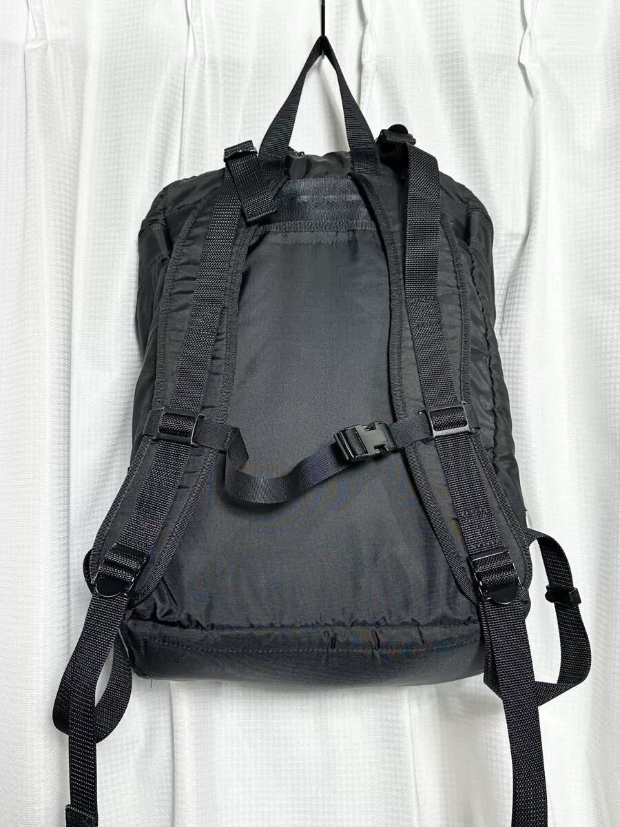 PORTER Force Black Nylon Backpack — detail