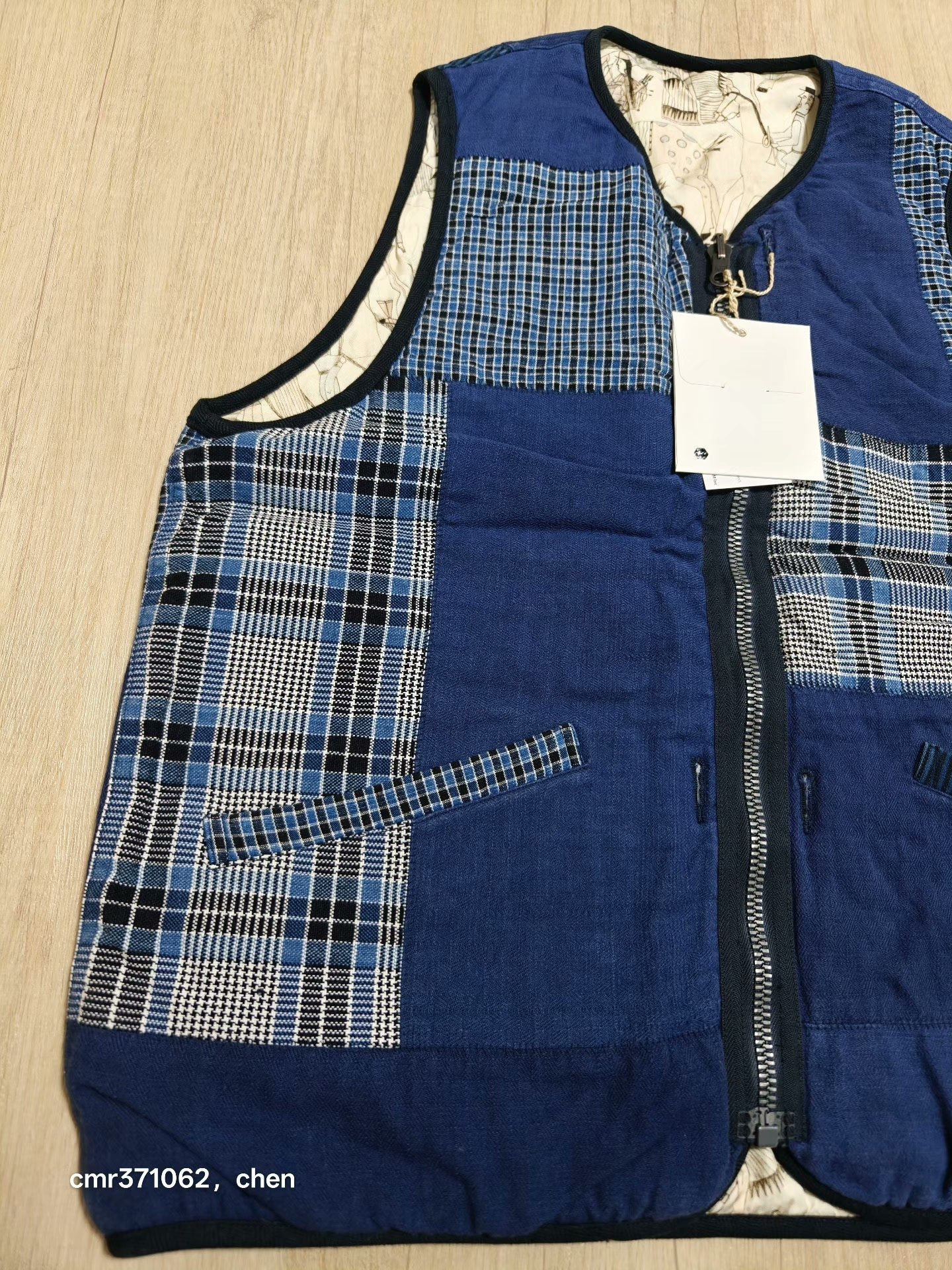 visvim 21AW ICT Iris Liner Vest — front