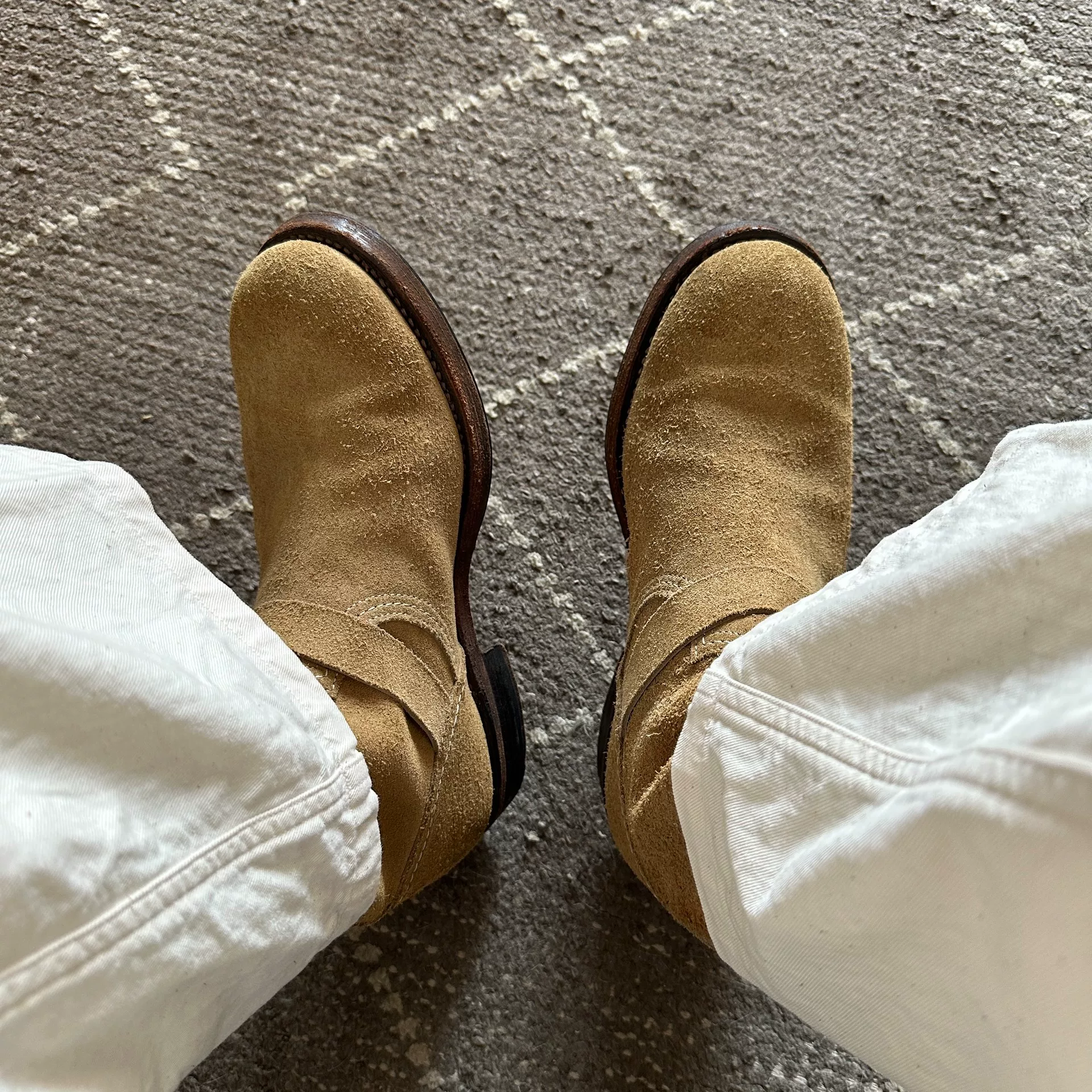Phigvel Early Suede Engineer Boots — front