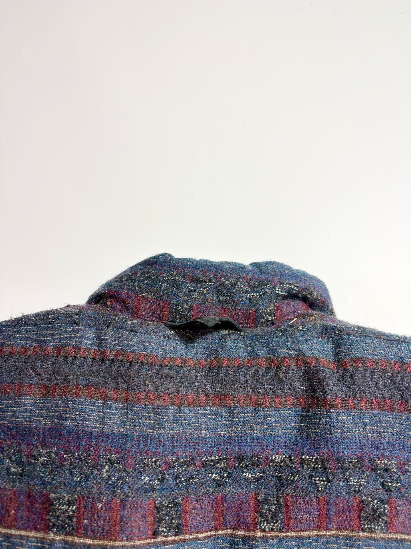 White Mountianeering Black Down Vest — detail
