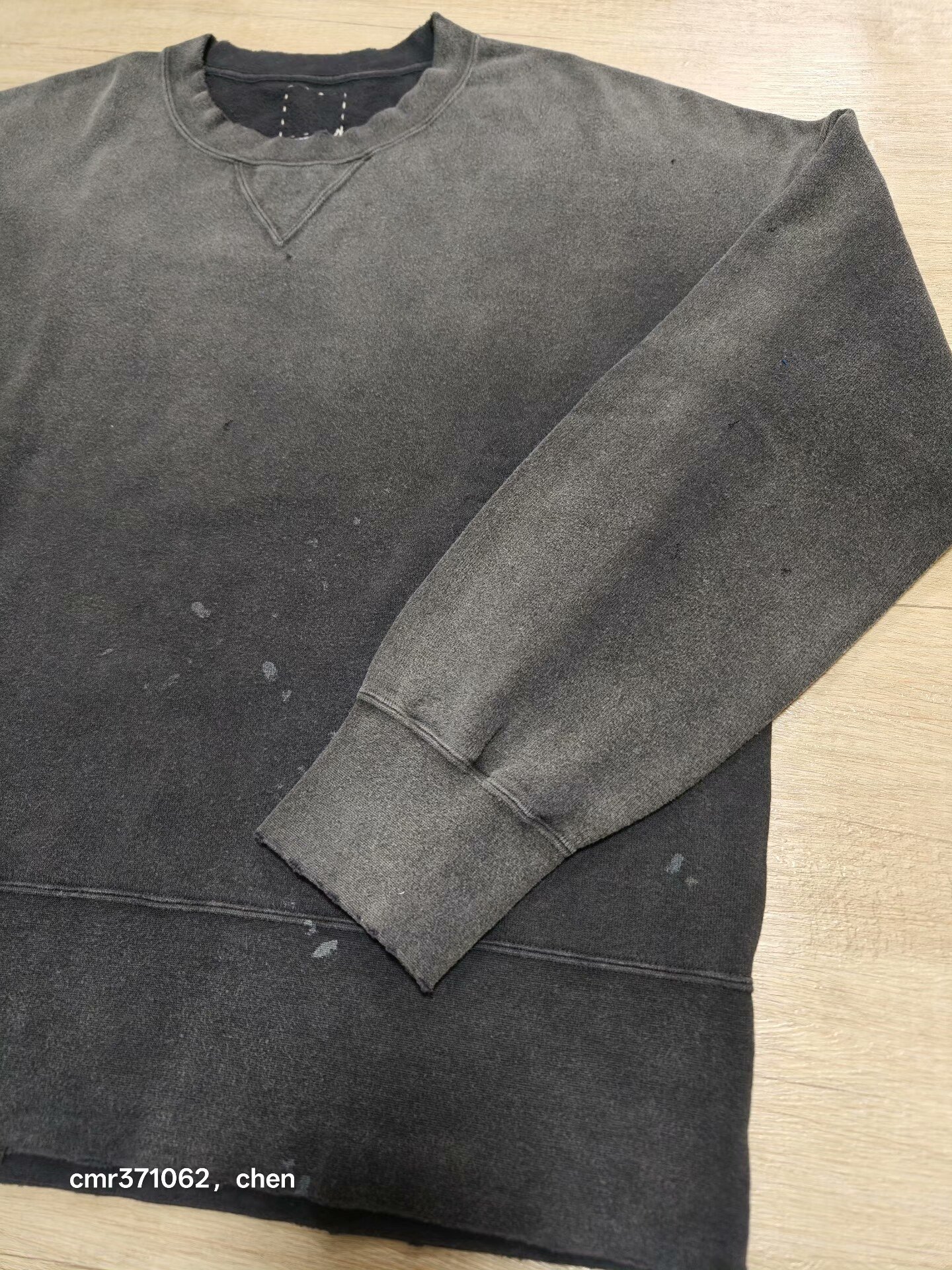 VISVIM 23SS COURT SWEAT L/S CRASH — back