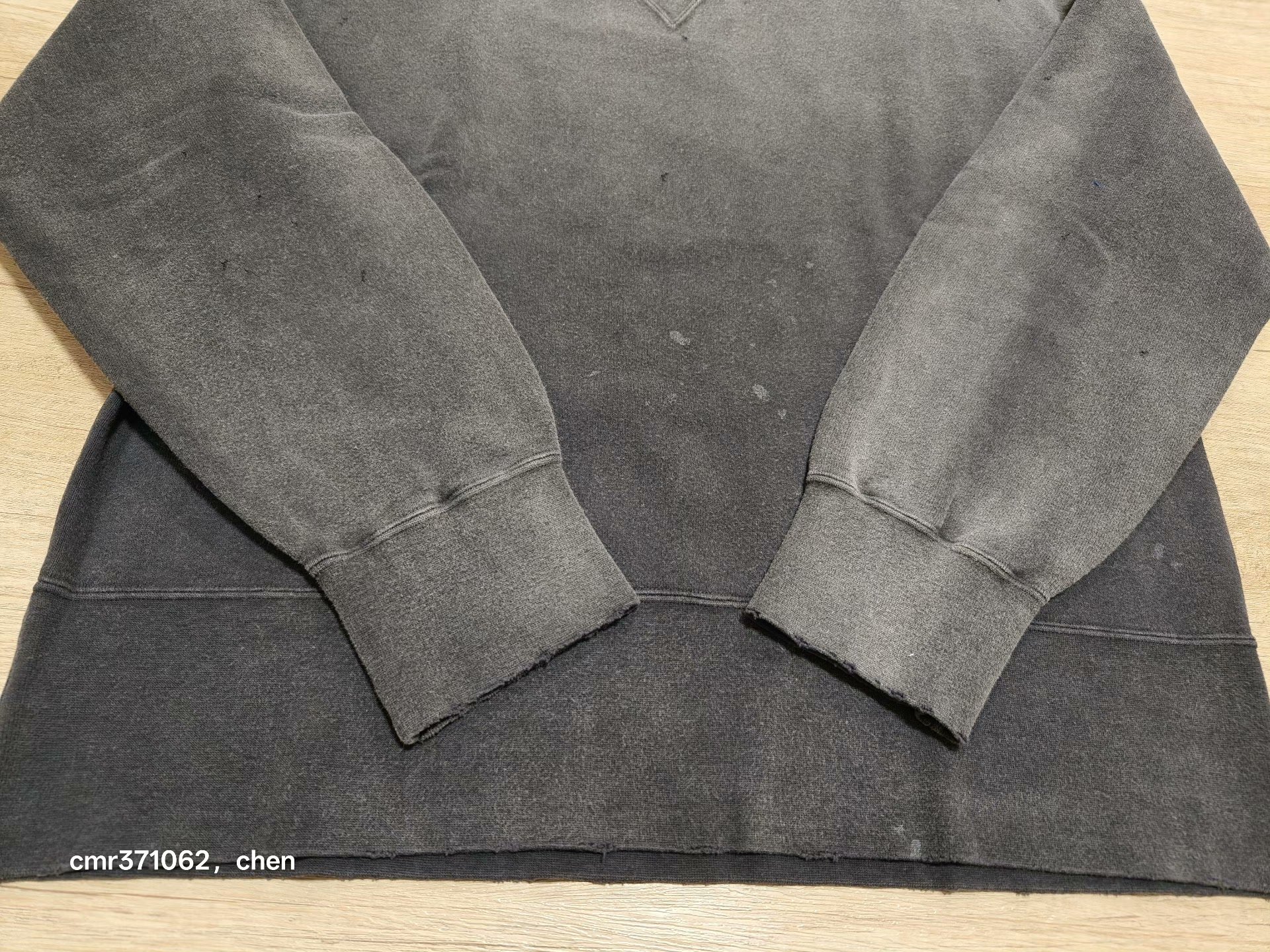VISVIM 23SS COURT SWEAT L/S CRASH — label
