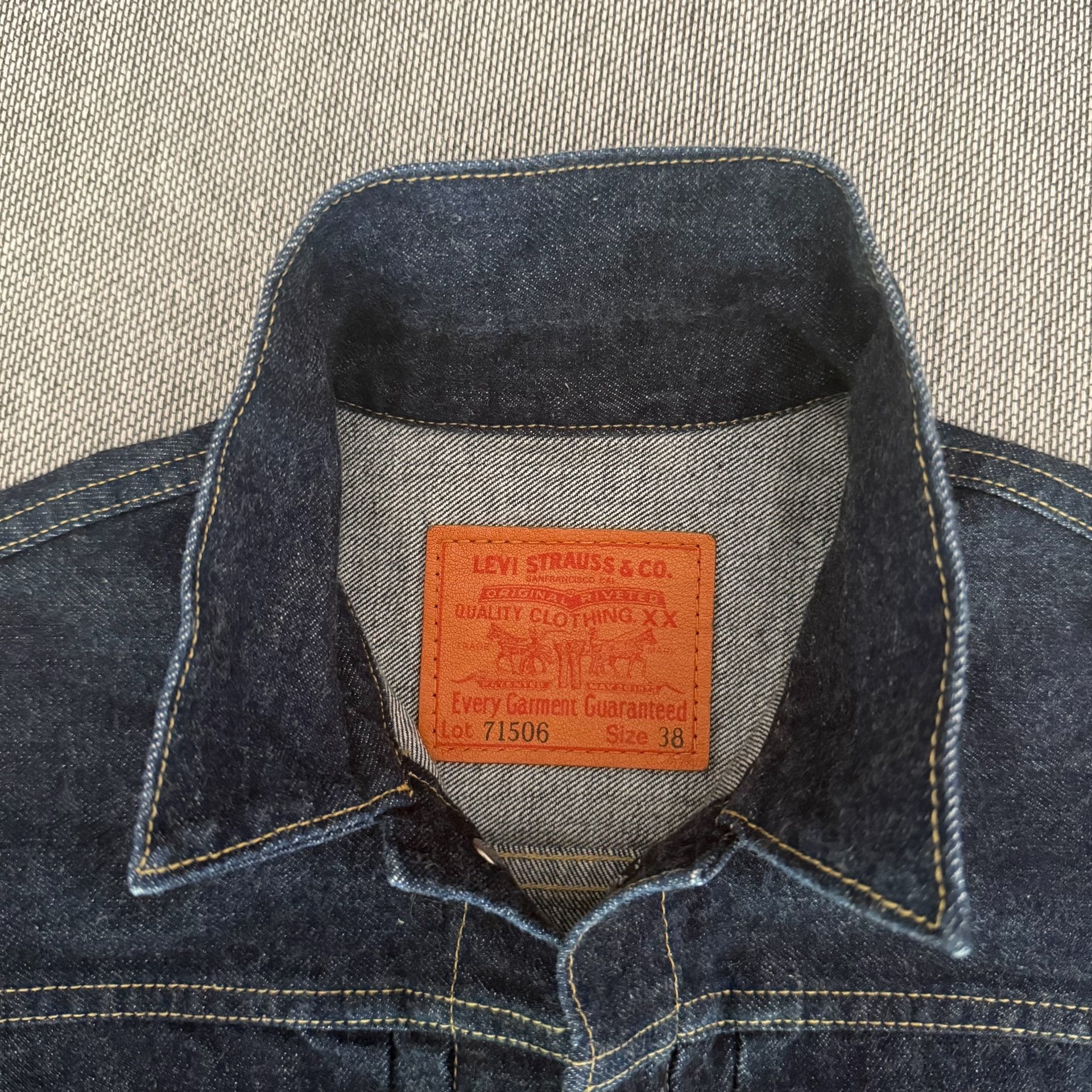 Levi's LVC506xx J02 Denim Jacket — detail