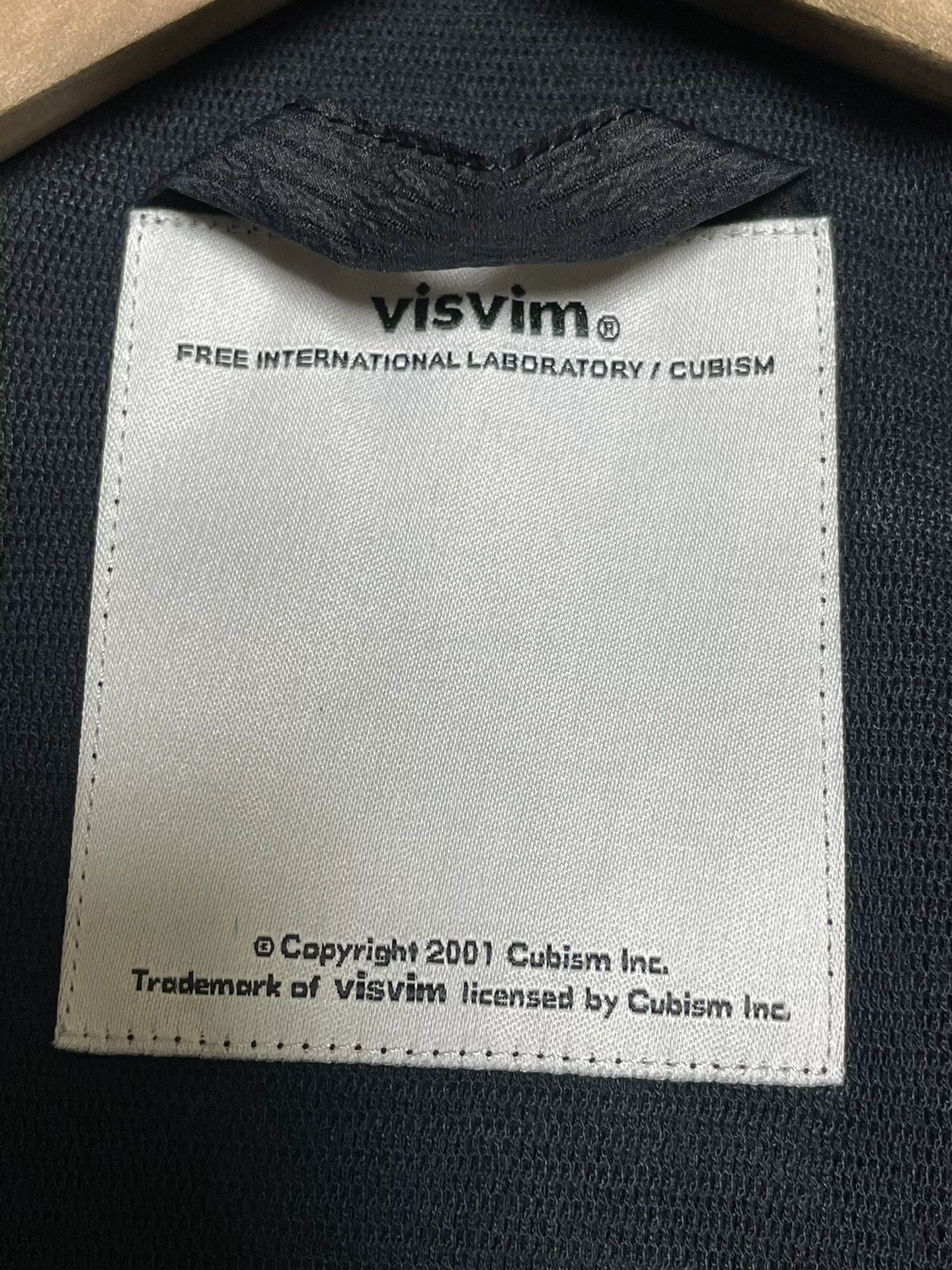 VISVIM Lightweight Cycling Jacket — label