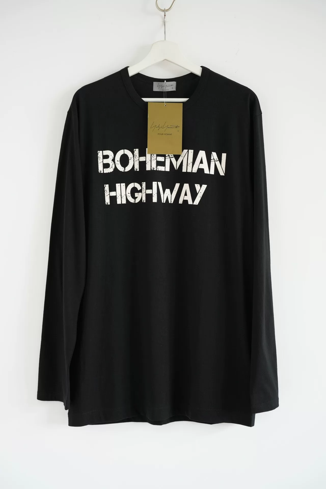 Yohji Yamamoto 24AW Bohemian Slogan Longsleeve T-shirt