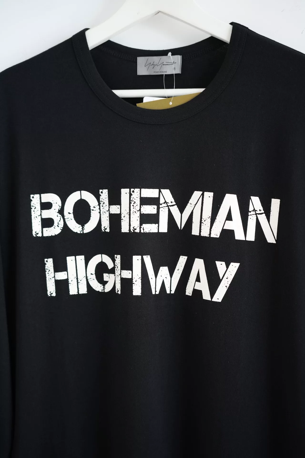 Yohji Yamamoto 24AW Bohemian Slogan Longsleeve T-shirt — back