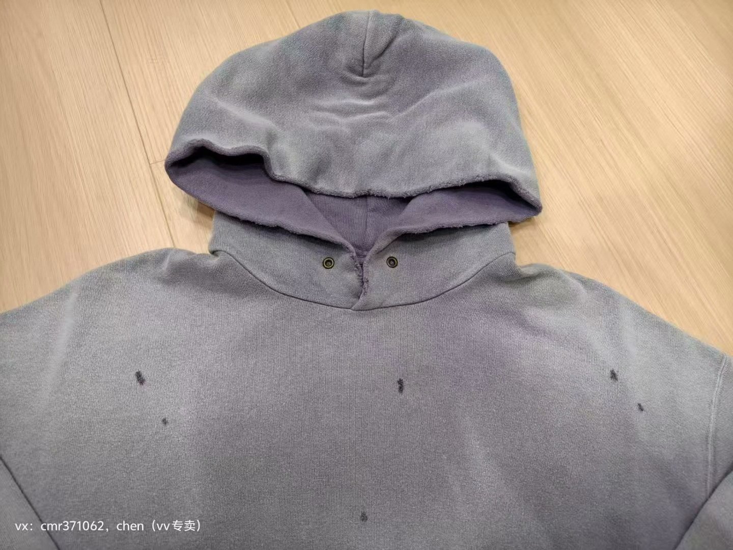 VISVIM 22AW AMPLUS SB HOODIE CRASH — detail