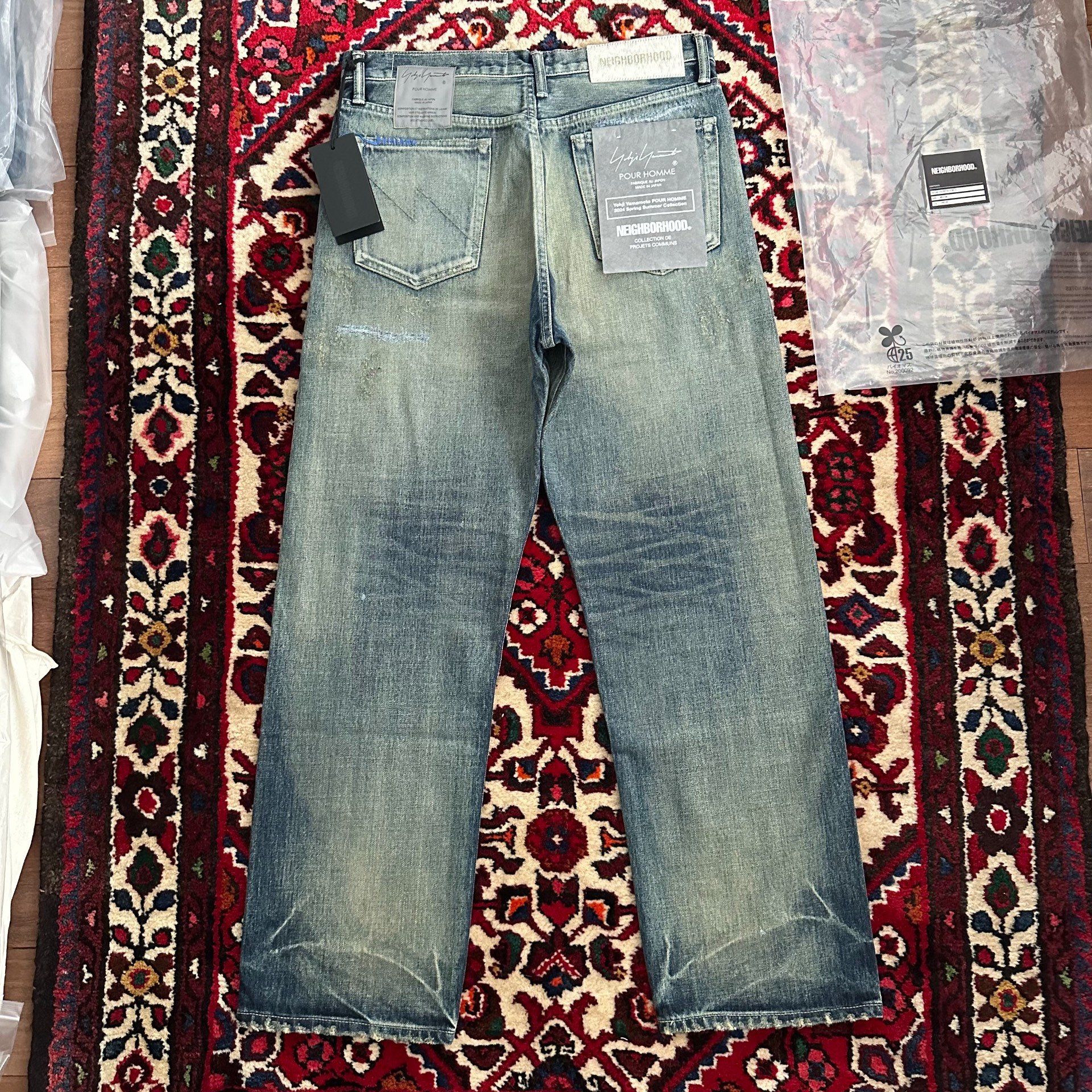 Neighborhood x Yohji Yamamoto Denim Jeans — front