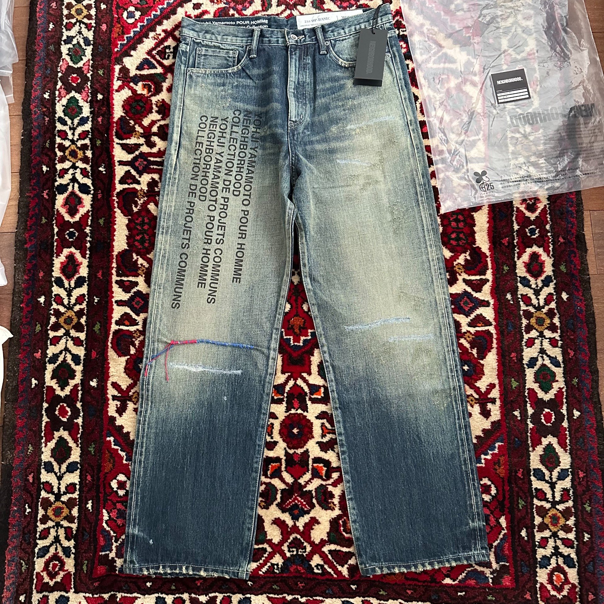 Neighborhood x Yohji Yamamoto Denim Jeans