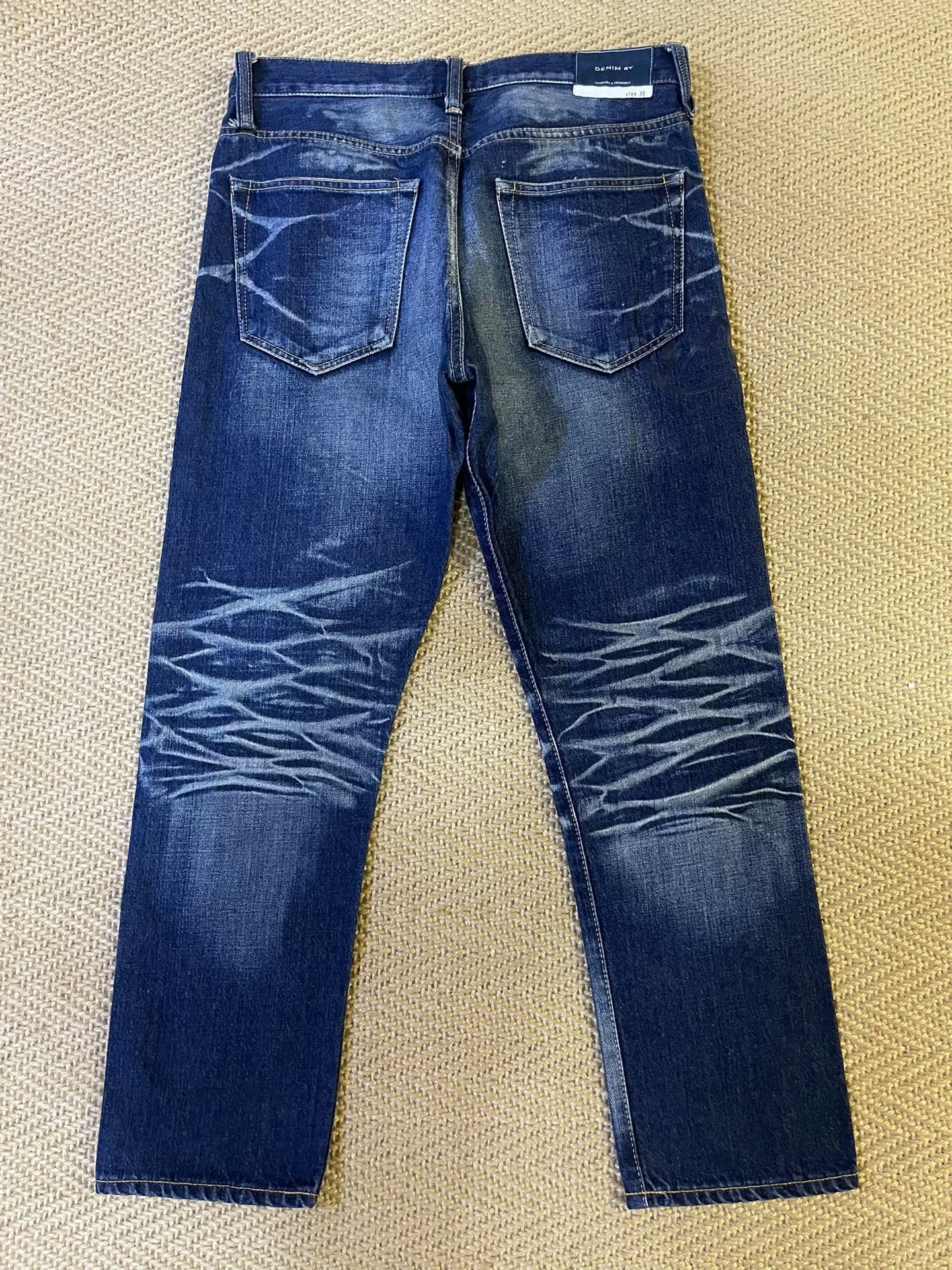 Denim by Vanquish & Fragment Cropped Jeans — front