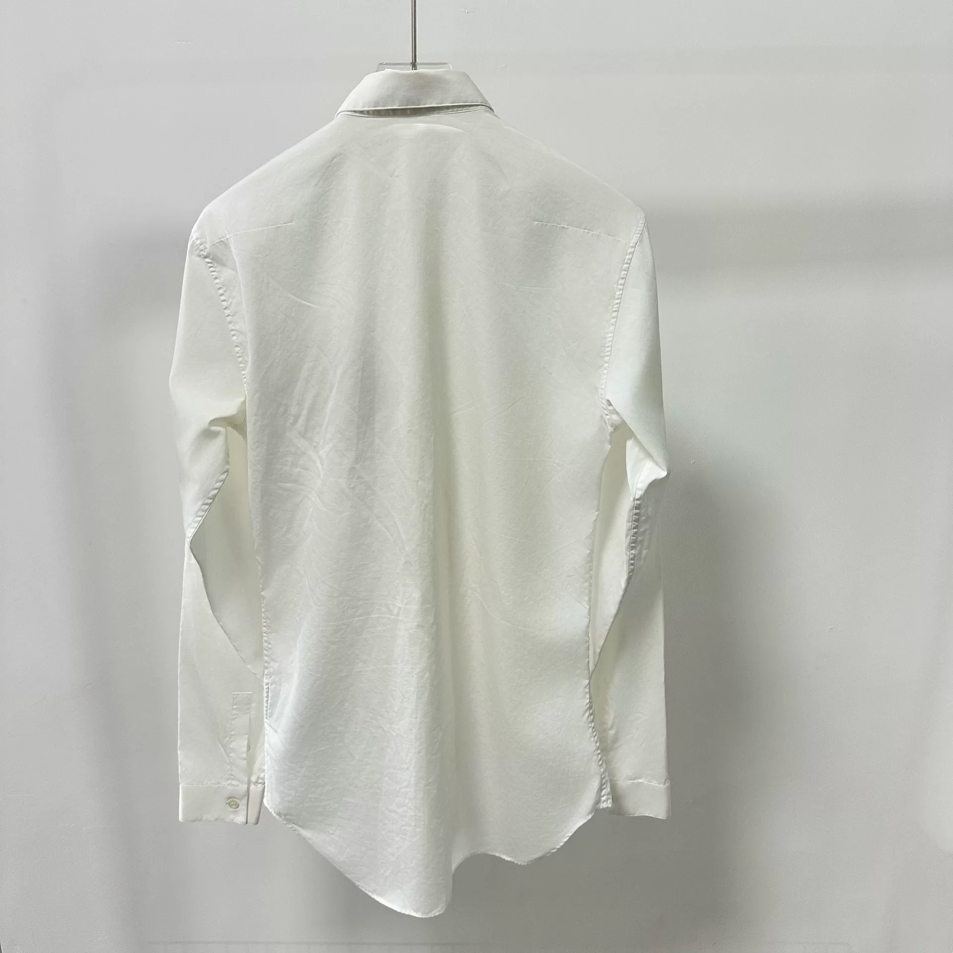 Dior White Camellia Embroidery Shirt — back