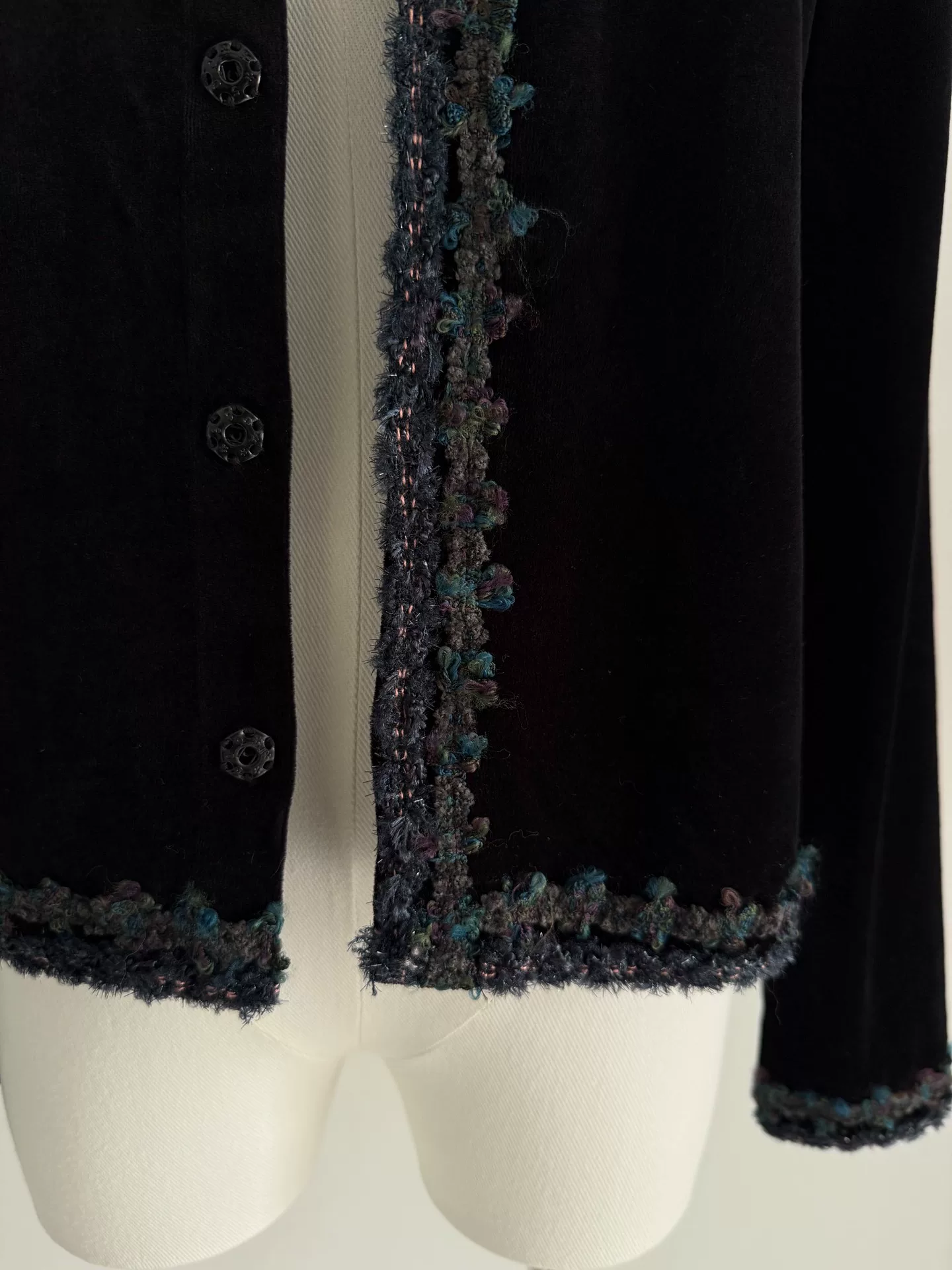 Comme Des Garcons CDG Velvet Jacket — back
