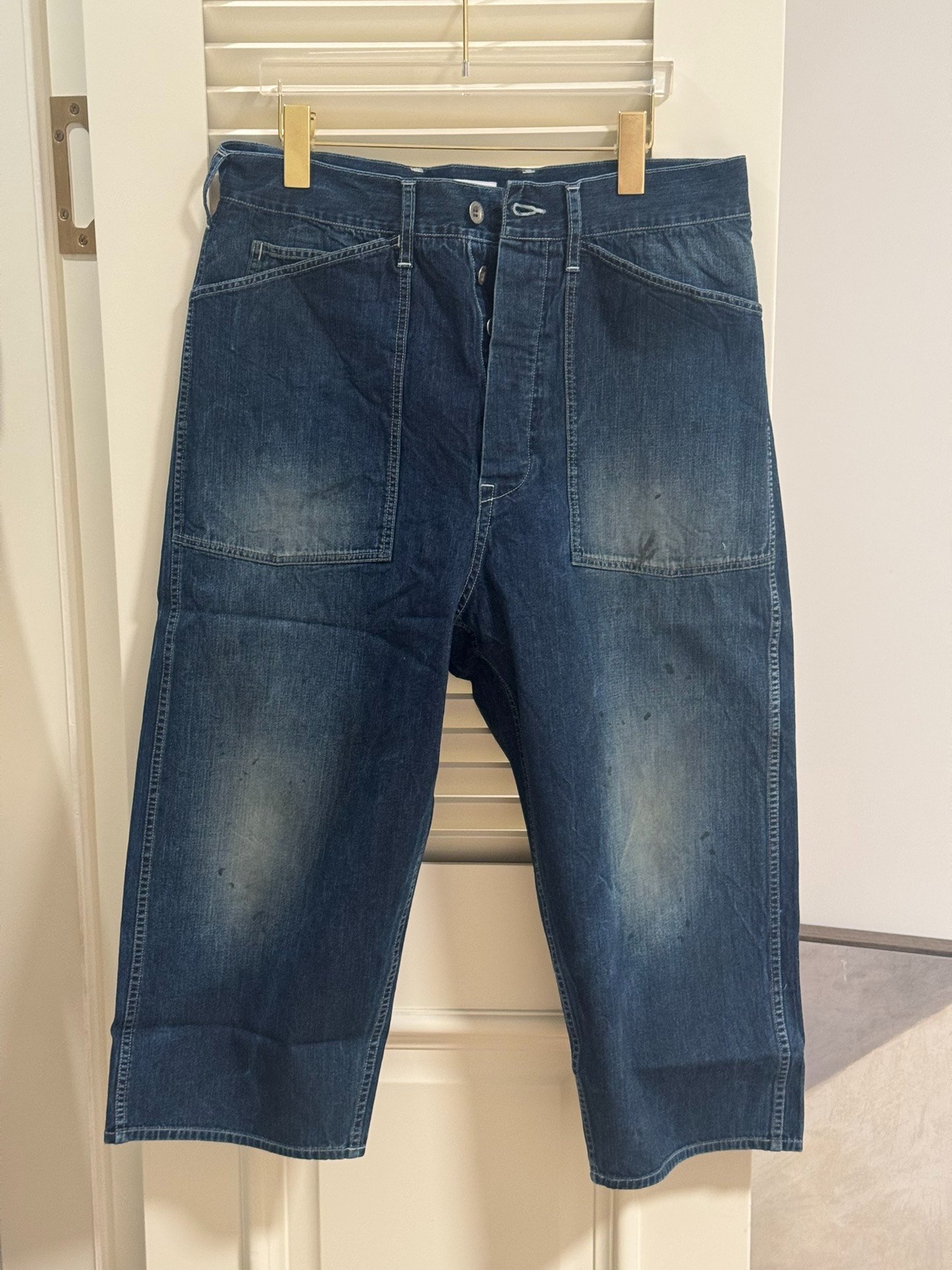 VISVIM 26SS SCOUT SHORTS DRY DENIM