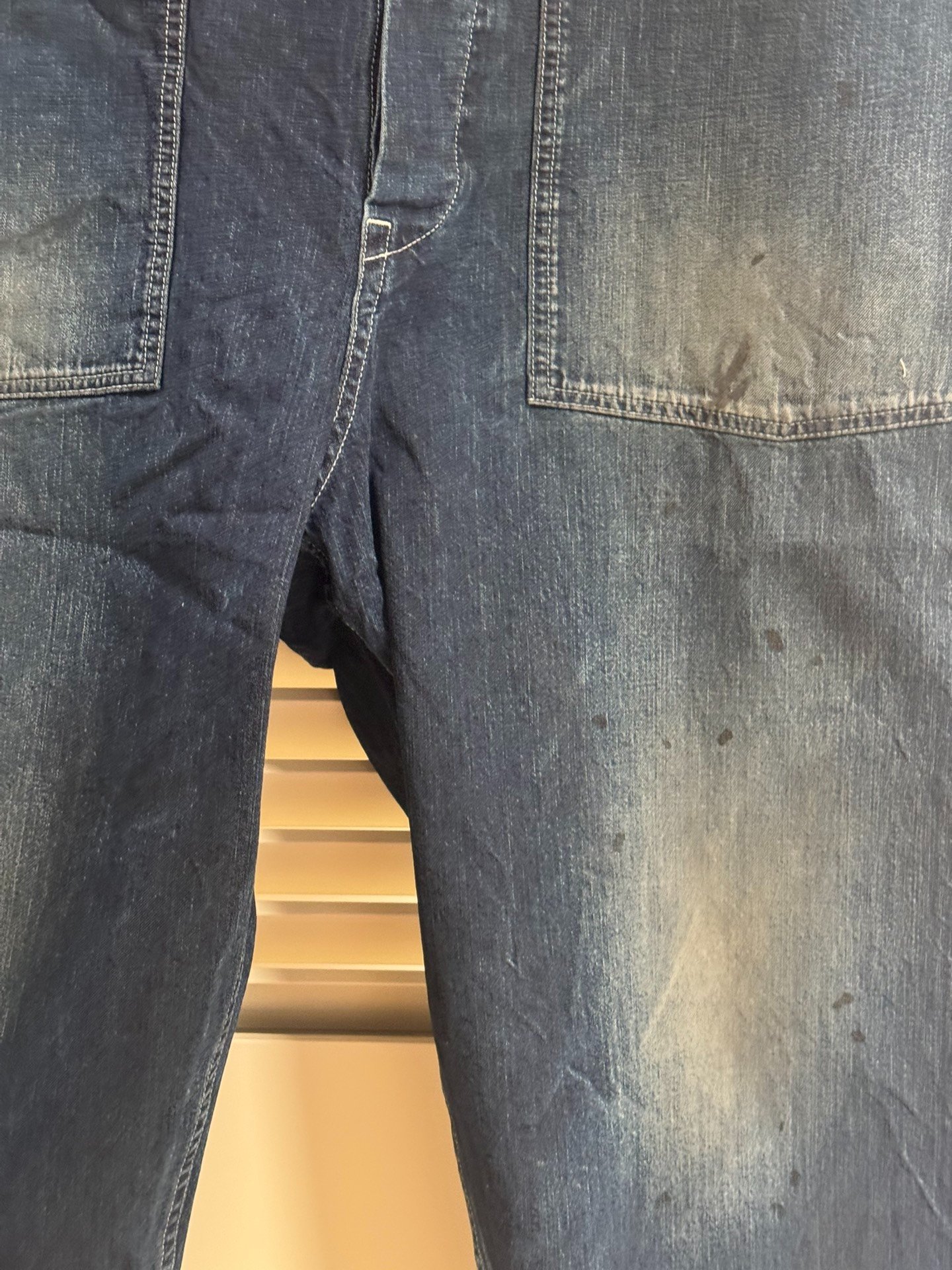 VISVIM 26SS SCOUT SHORTS DRY DENIM — back