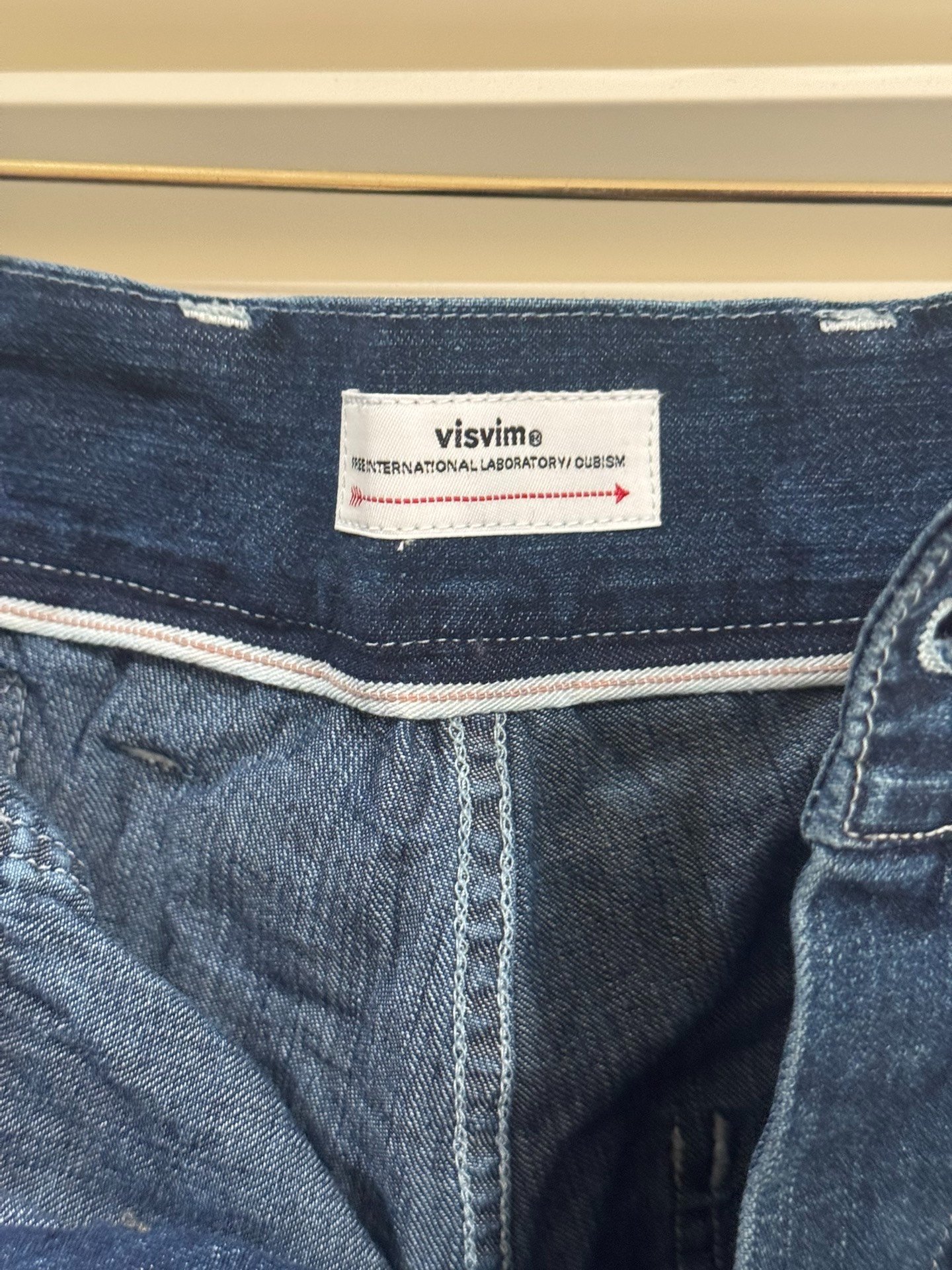 VISVIM 26SS SCOUT SHORTS DRY DENIM — detail