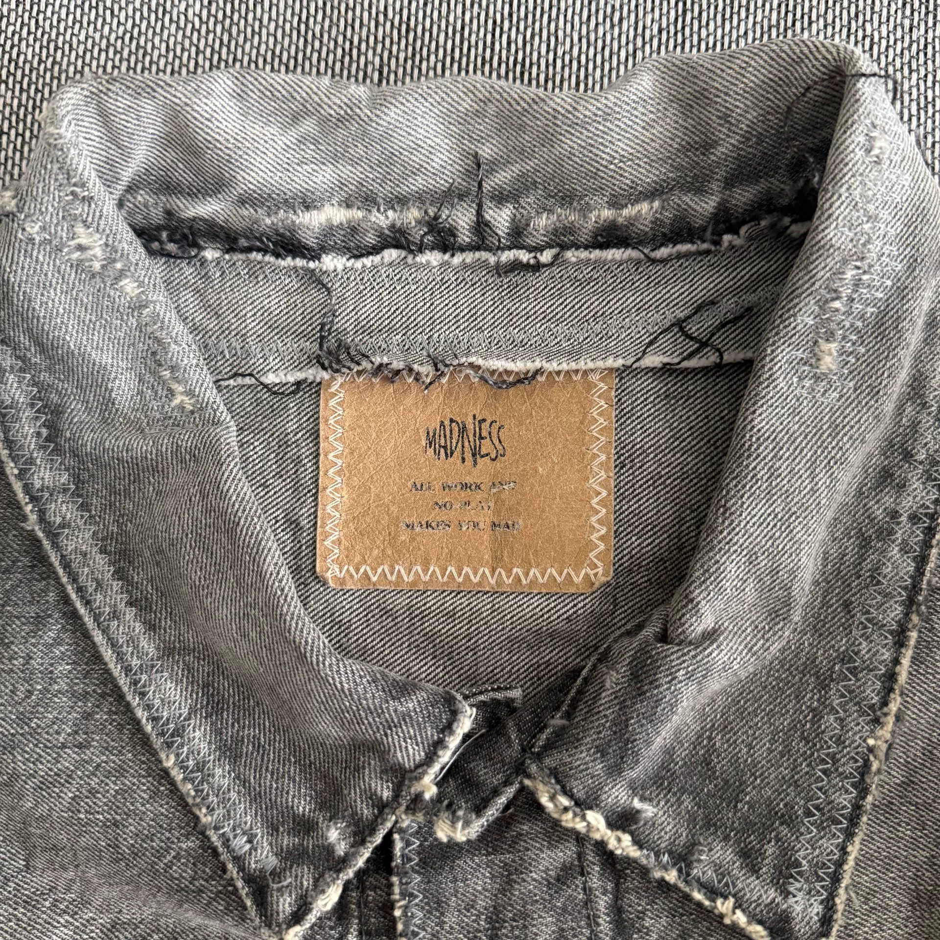 Madness 23AW Japanese Denim Jacket — back
