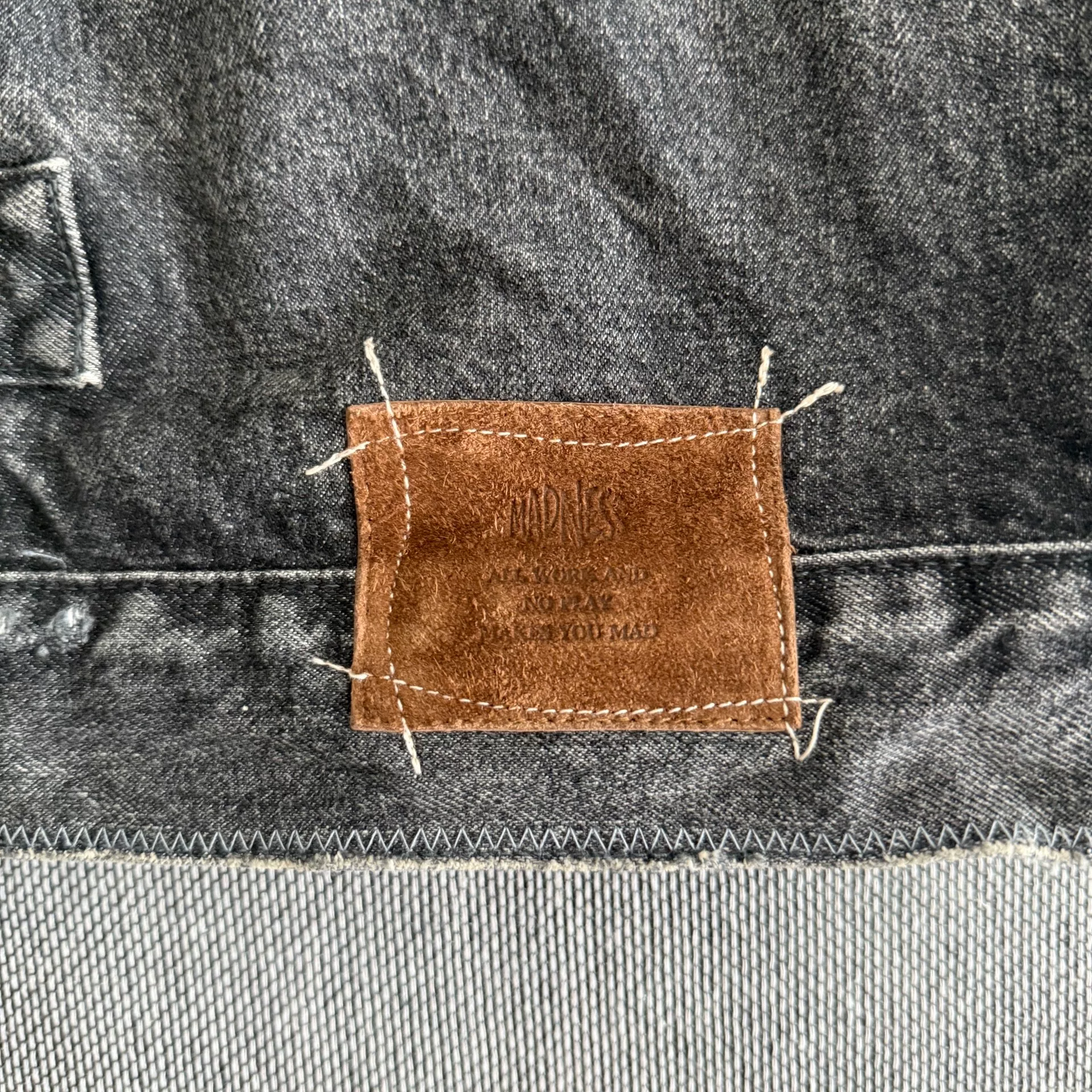 Madness 23AW Japanese Denim Jacket — detail