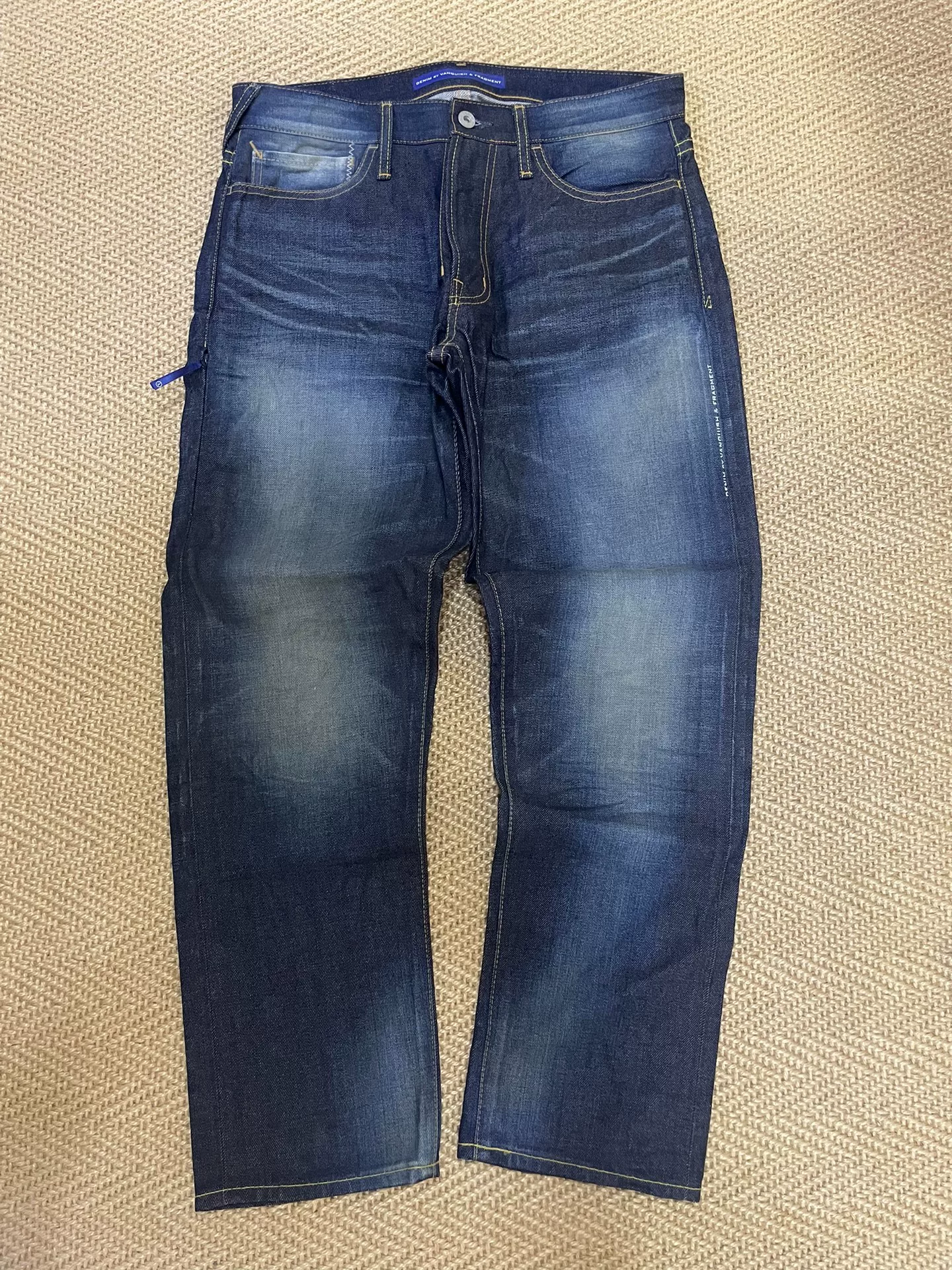 Vanquish Fragment Lightning Yellow Mud Jeans