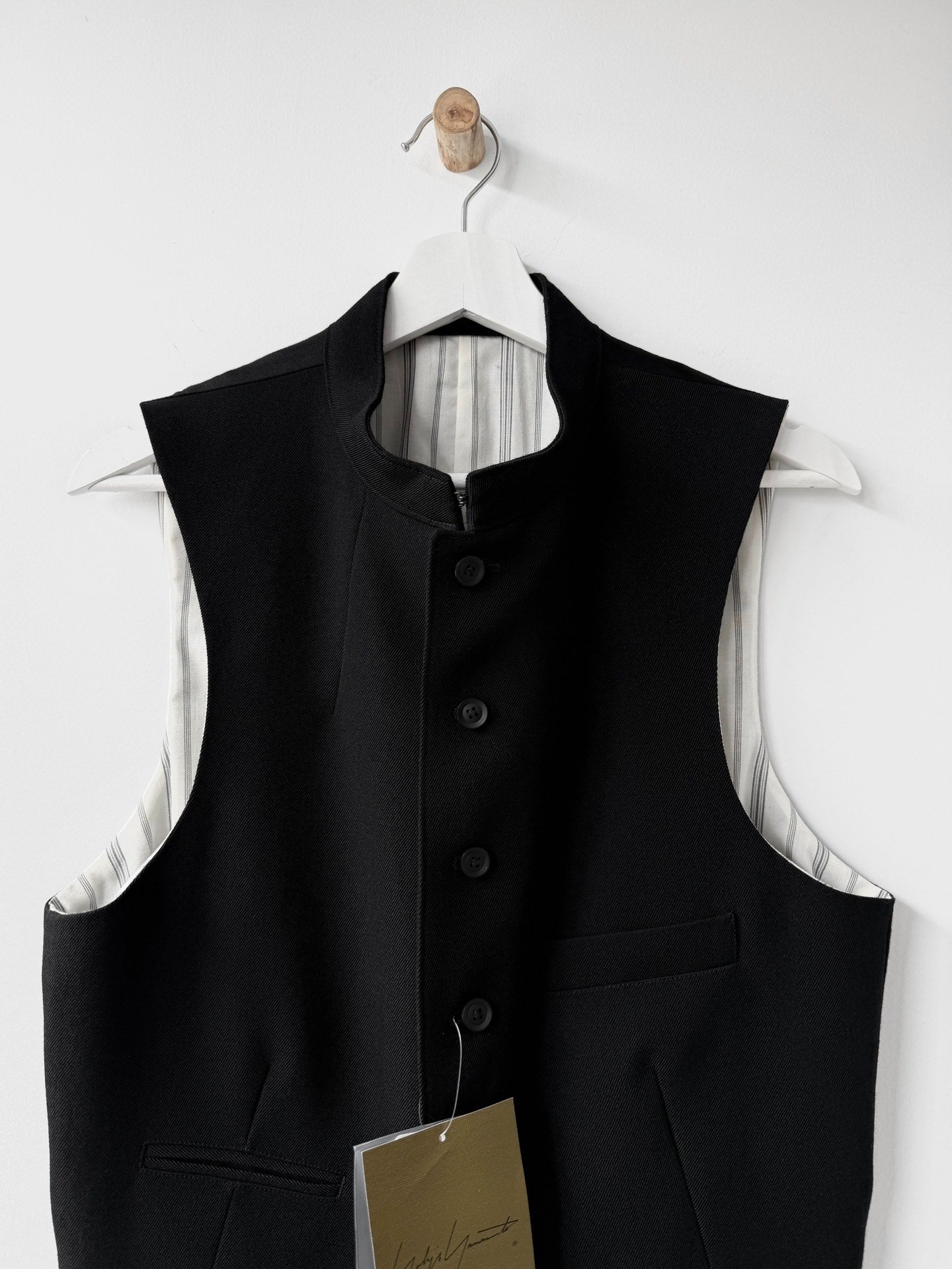 Yohji Yamamoto 24AW Military Vest — back