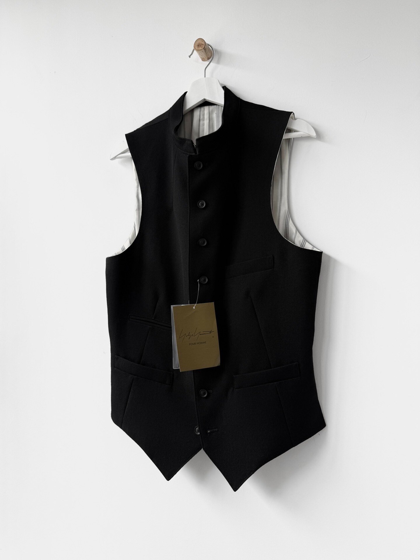Yohji Yamamoto 24AW Military Vest — detail